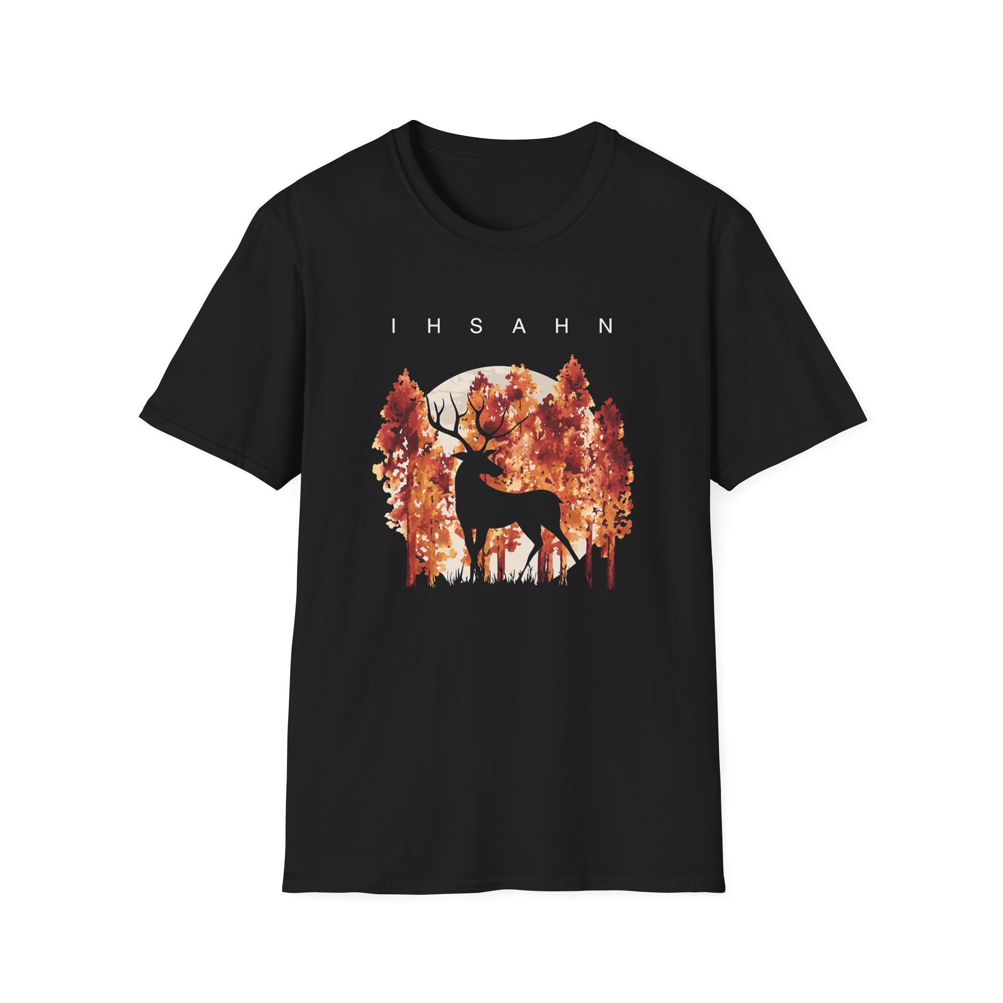 Ihsahn Silhouette Unisex Softstyle T-Shirt