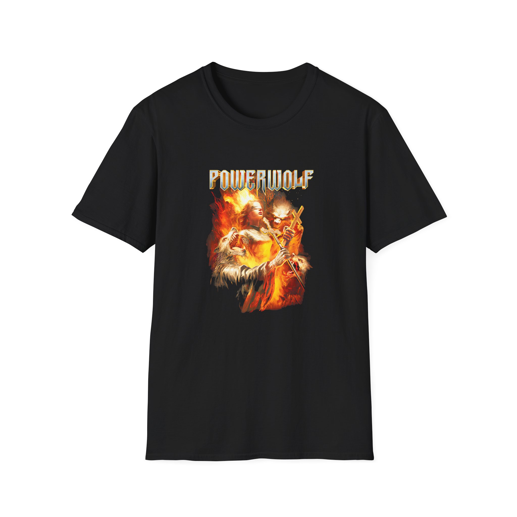 Powerwolf Joan of Arc Unisex Softstyle T-Shirt