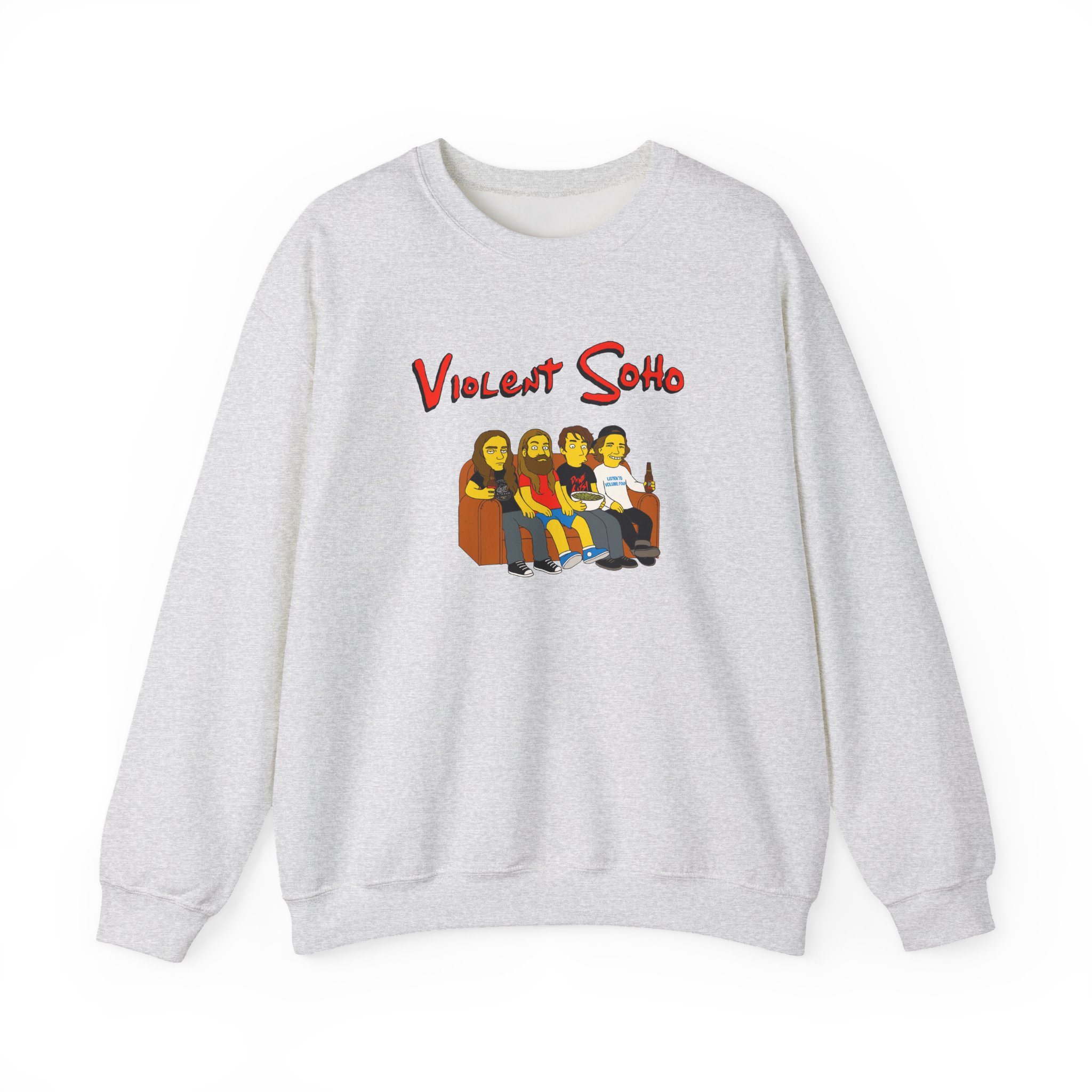 Violent Soho Springfield 4122 Unisex Heavy Blend™ Crewneck Sweatshirt - Image 3