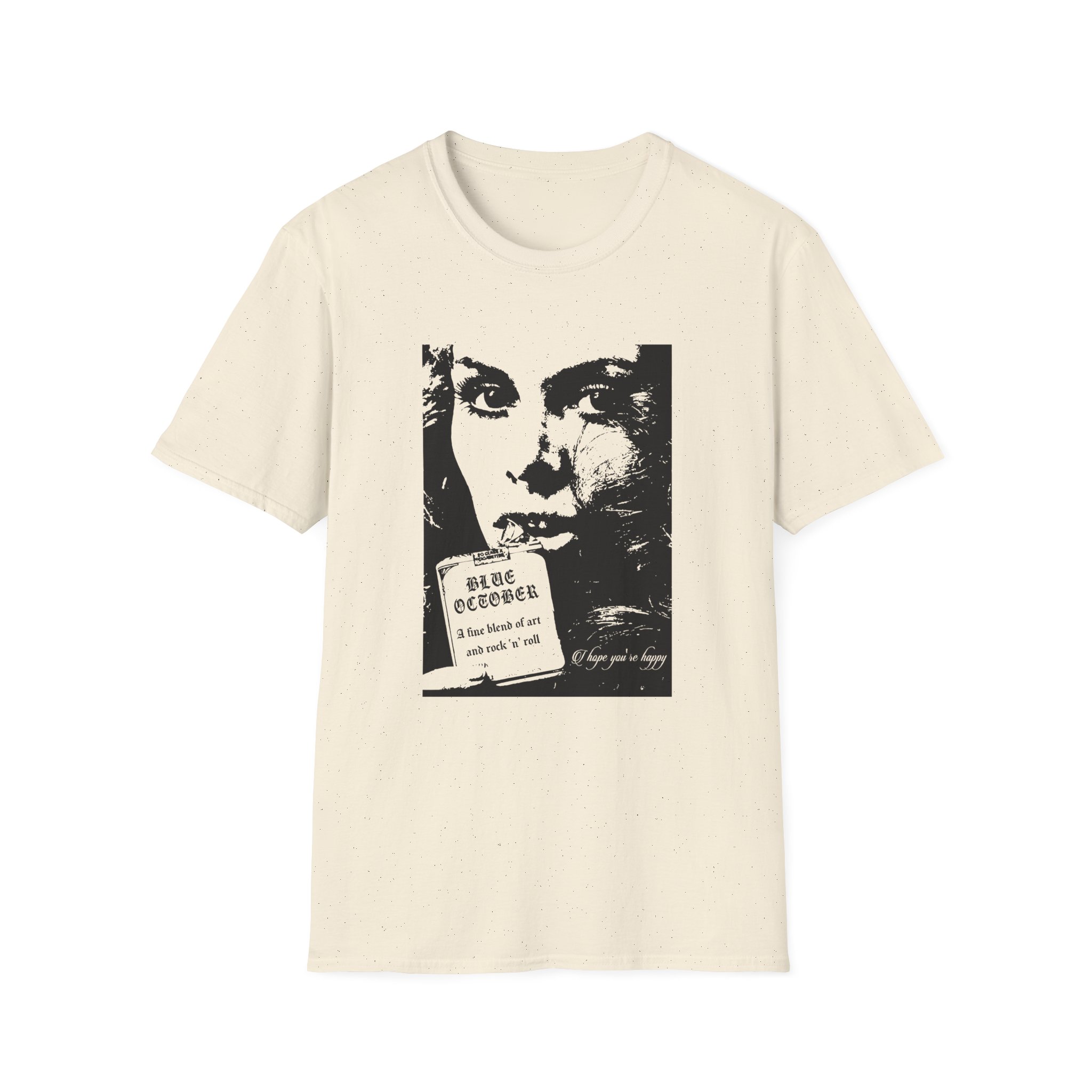Blue October a Fine Blend Unisex Softstyle T-Shirt - Image 9