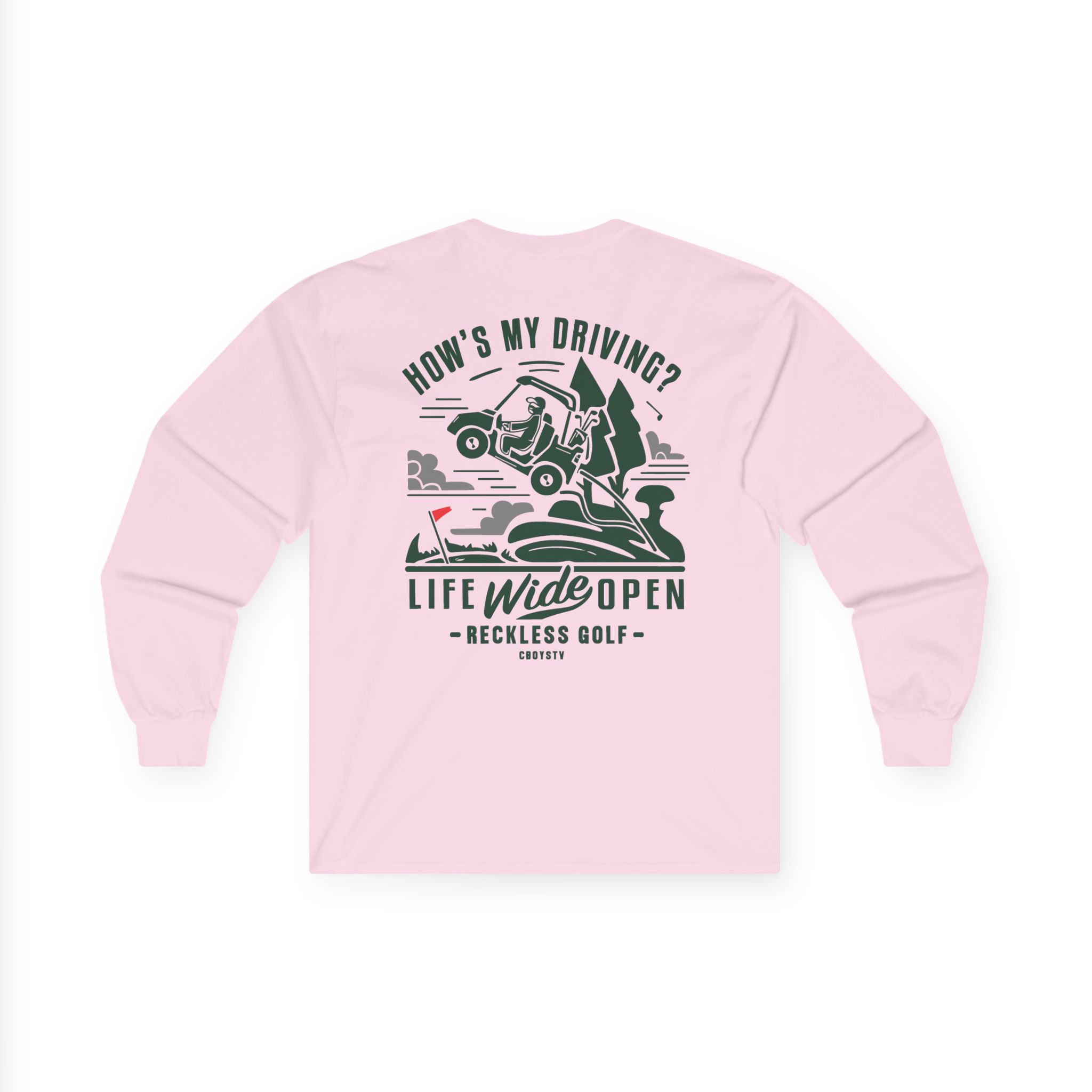 Cboystv How's My Driving Unisex Ultra Cotton Long Sleeve Tee - Image 12