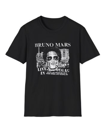 Bruno Mars Live In Vegas Unisex Softstyle T-Shirt