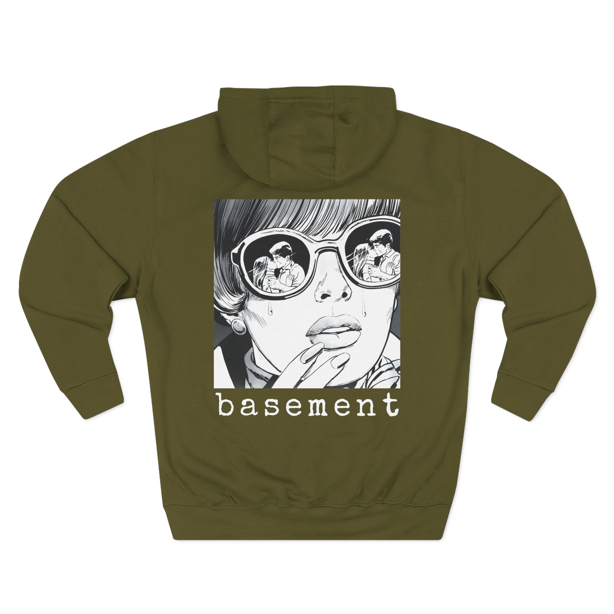 Cold Cuts Basement Couple Three-Panel Fleece Hoodie - Image 6