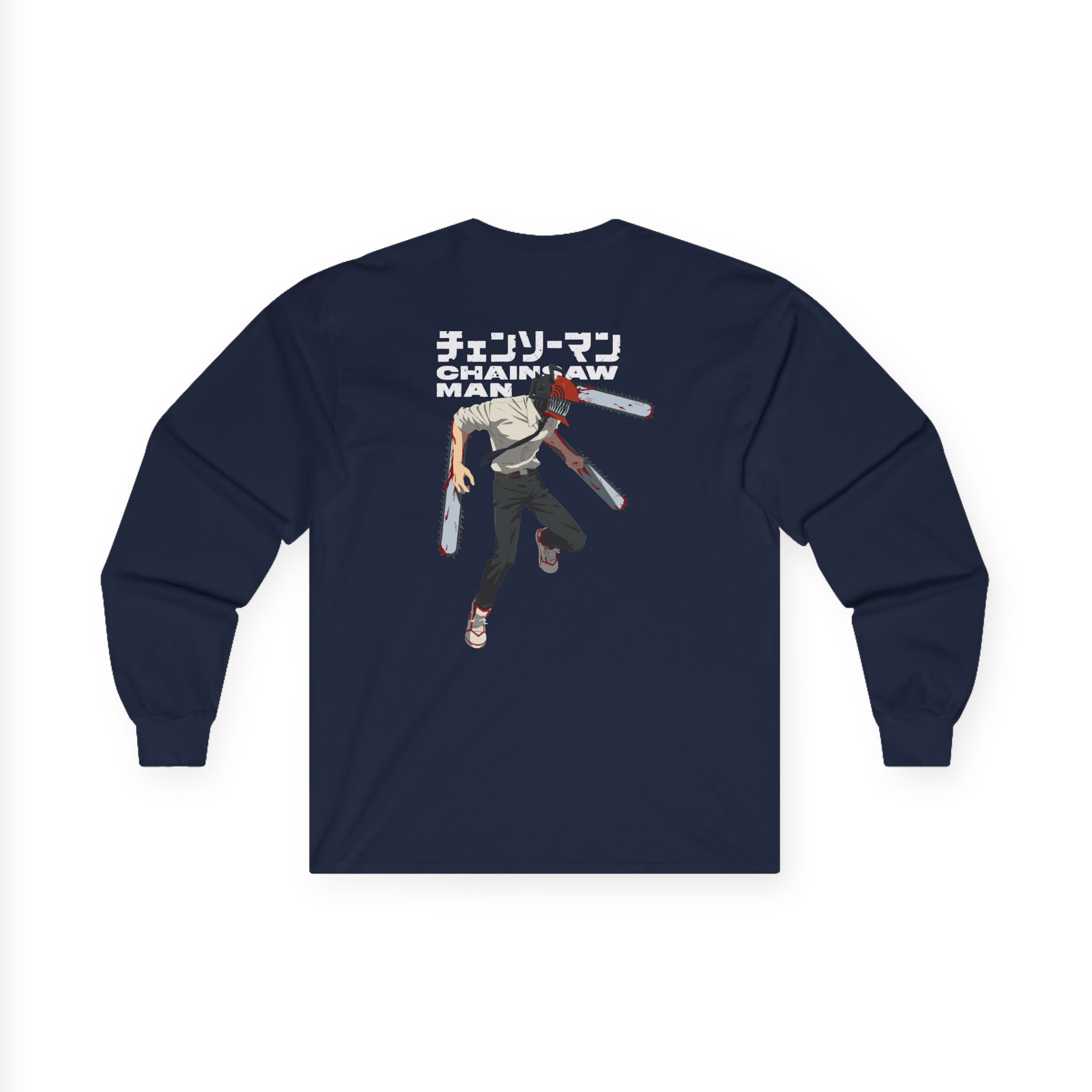 Chainsaw Man X Dim Mak Public Safety Unisex Ultra Cotton Long Sleeve Tee - Image 14