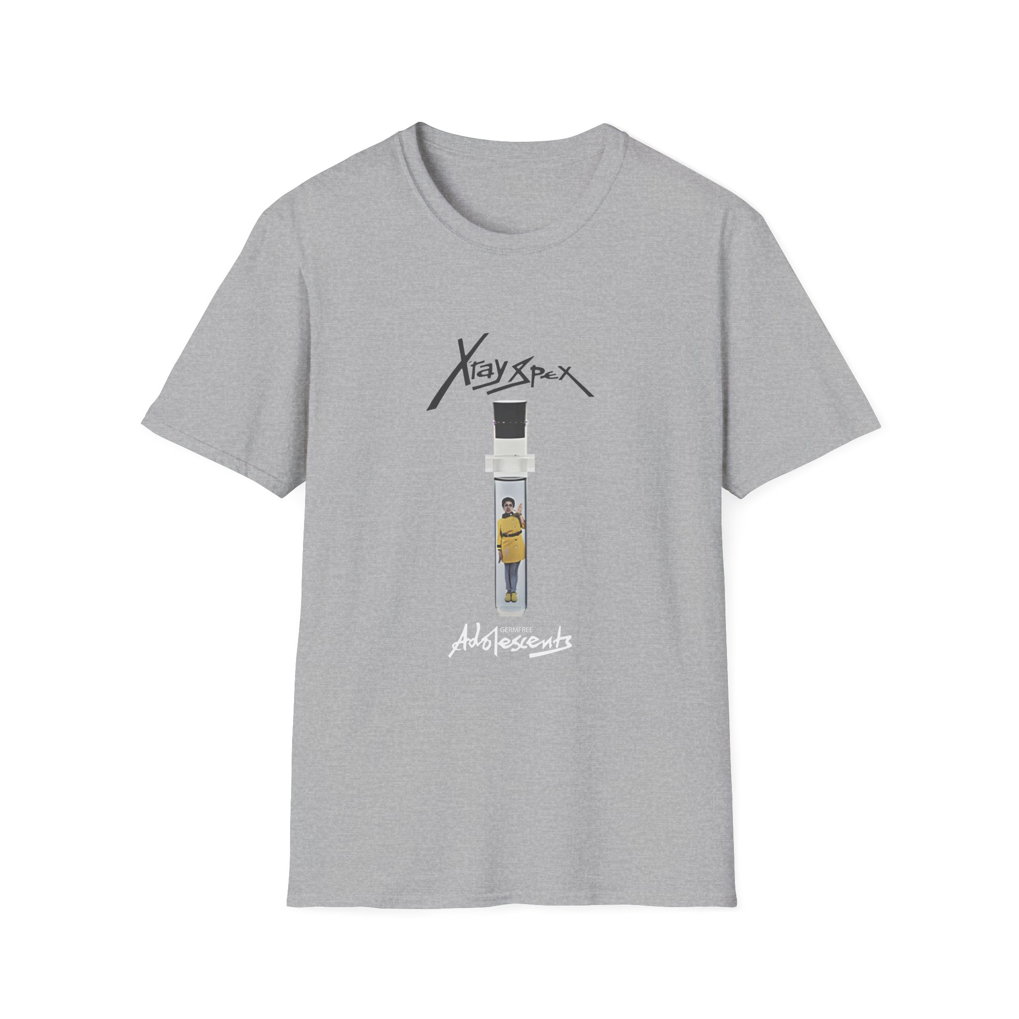 X-ray Spex Germ Free Single Tube Unisex Softstyle T-Shirt - Image 5