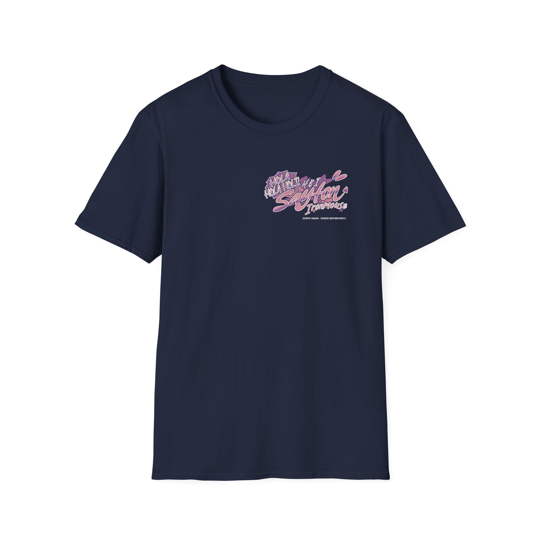 Ironmouse V2 Vshojo X Senpai Squad Unisex Softstyle T-shirt - Image 11
