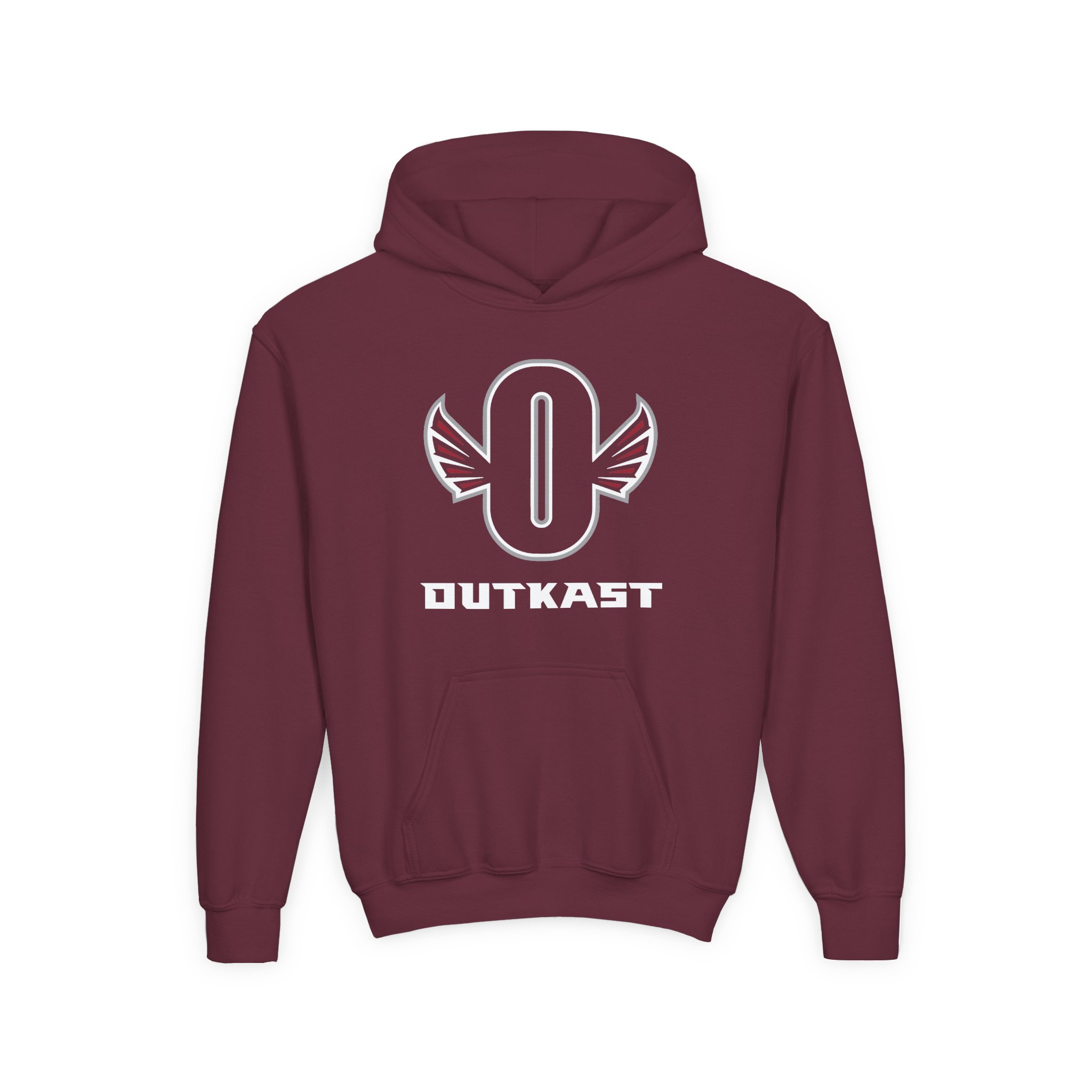 Youth Outkast X Atlanta Falcons "O" Logo Heavy Blend Hooded Sweatshirt - Image 3
