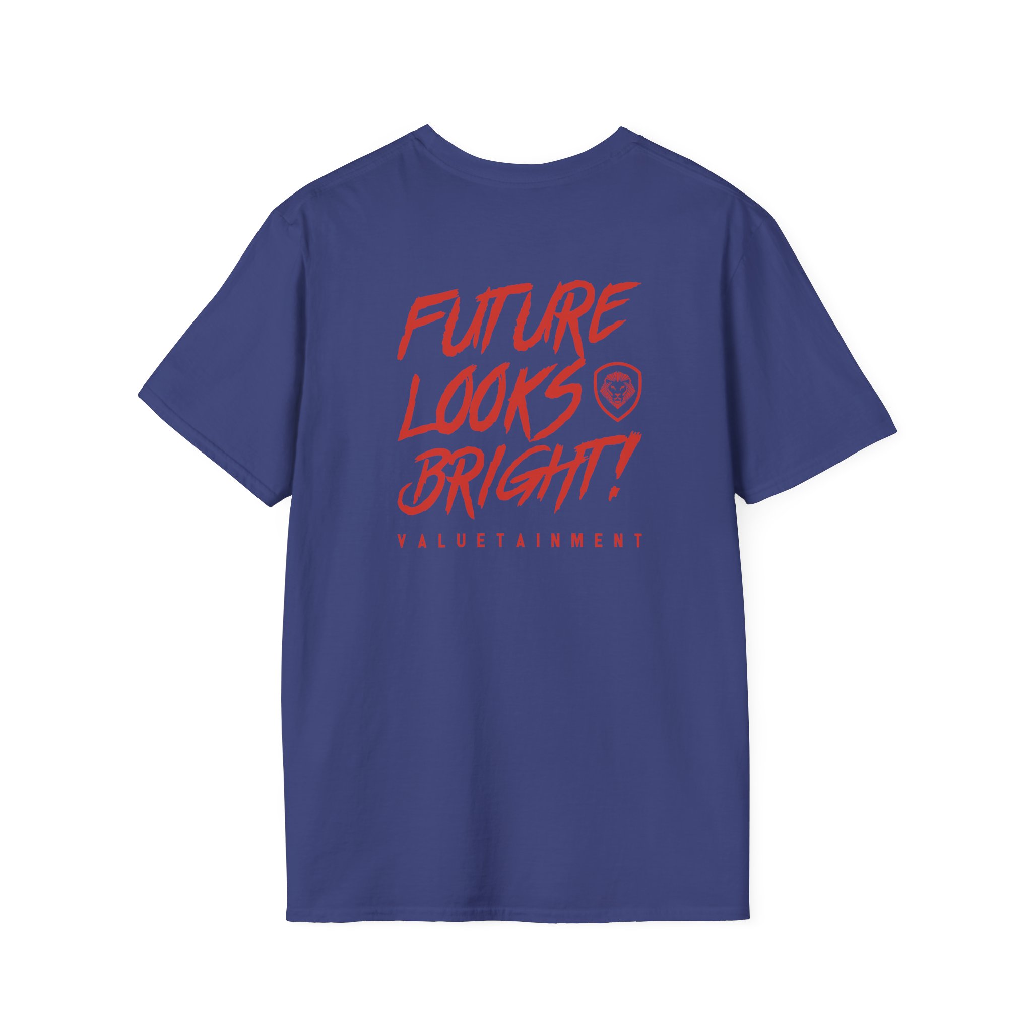 Valuetainment Future Looks Bright Unisex Softstyle T-Shirt - Image 14