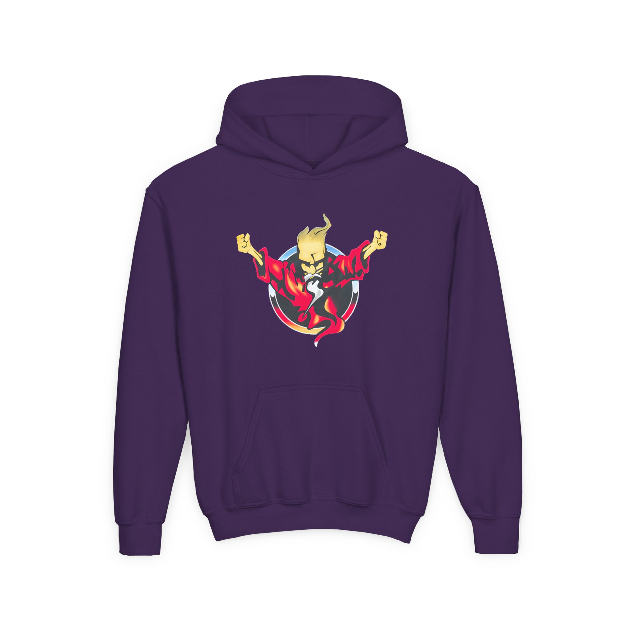 Thunderdome Original Youth Heavy Blend Hooded Sweatshirt - Image 7