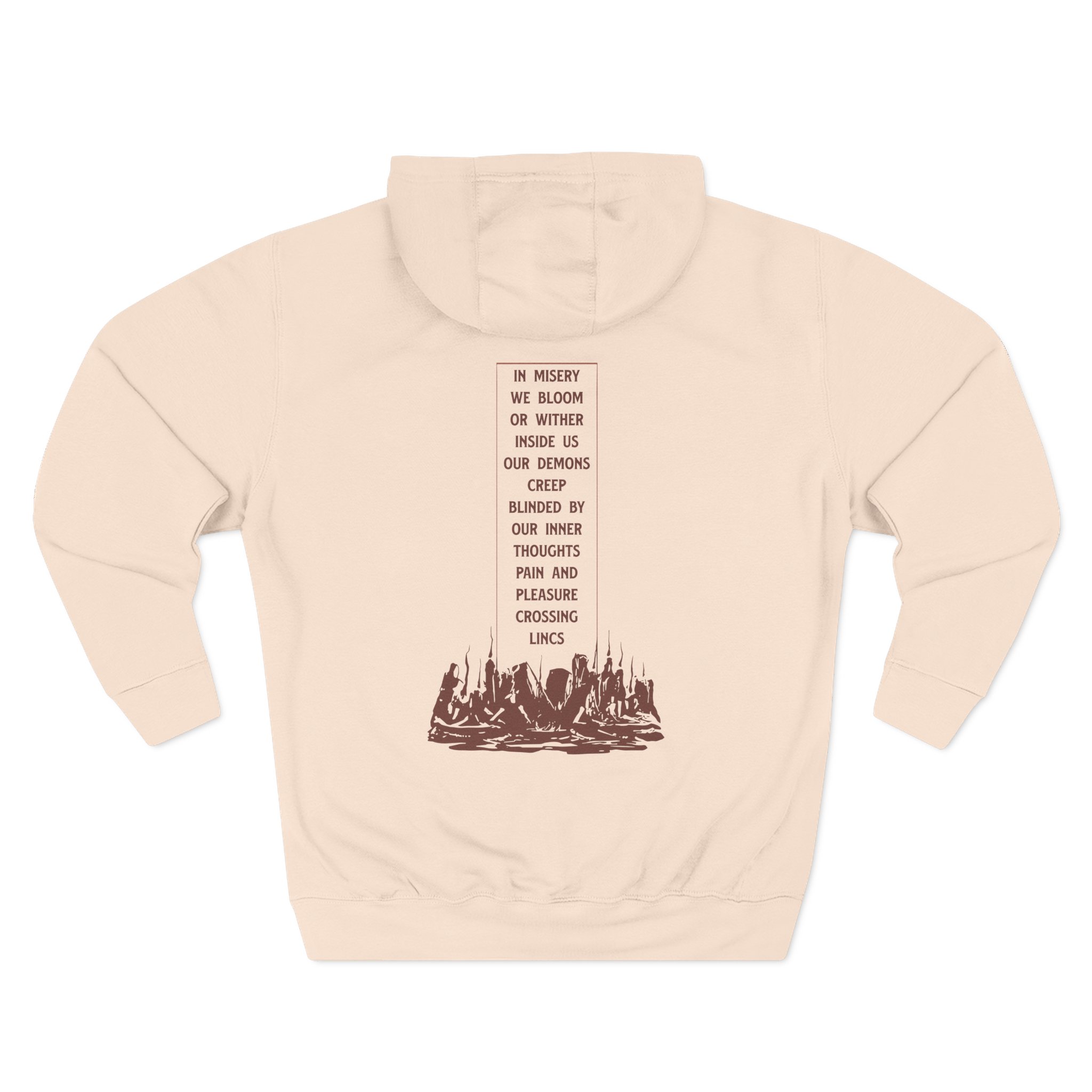 Angelmaker Exit Signs Three-Panel Fleece Hoodie - Image 10