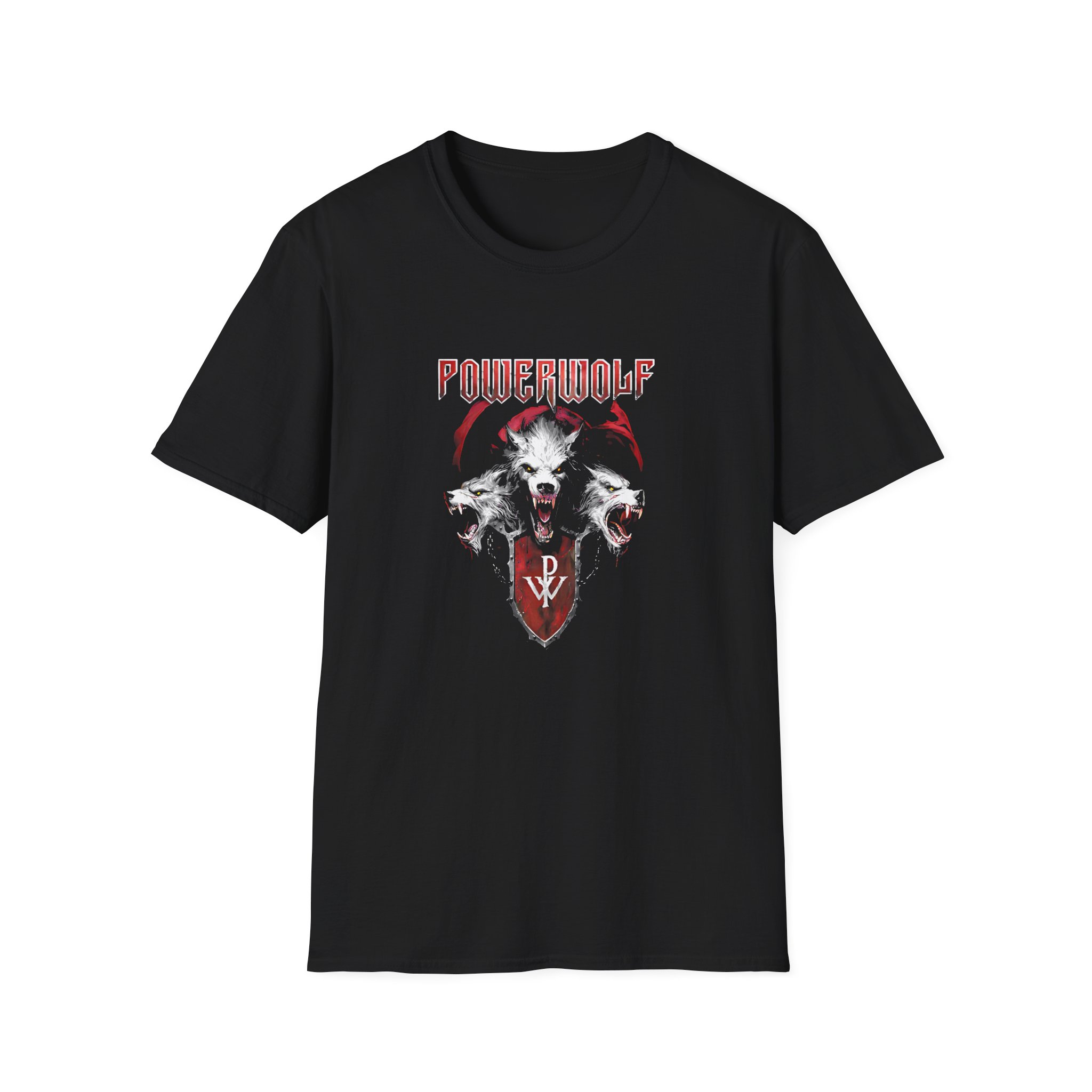 Powerwolf Triple Wolf Unisex Softstyle T-Shirt