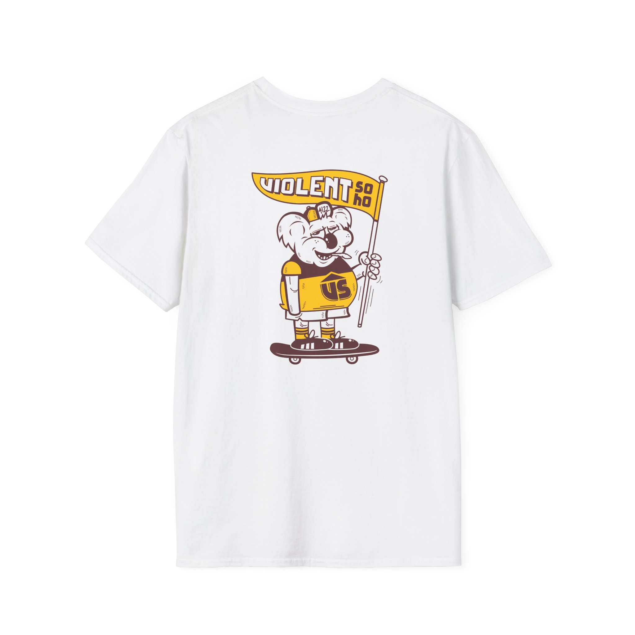 Violent Soho Brisbane Bears Unisex Softstyle T-Shirt - Image 2