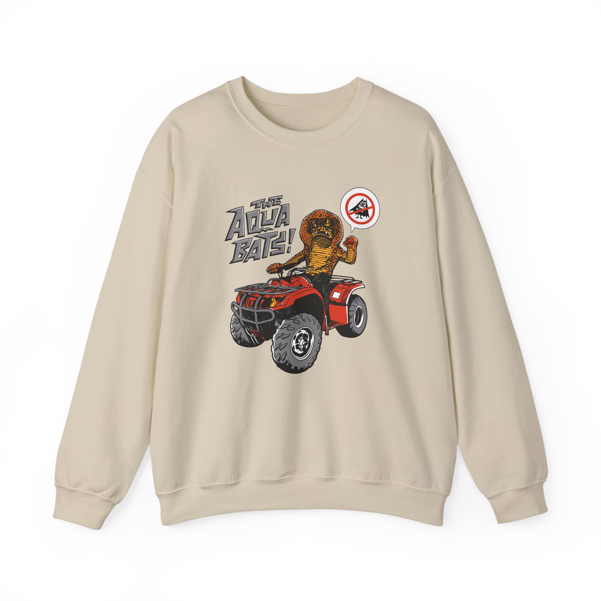 The Aquabats Cobra Man Unisex Heavy Blend™ Crewneck Sweatshirt - Image 5