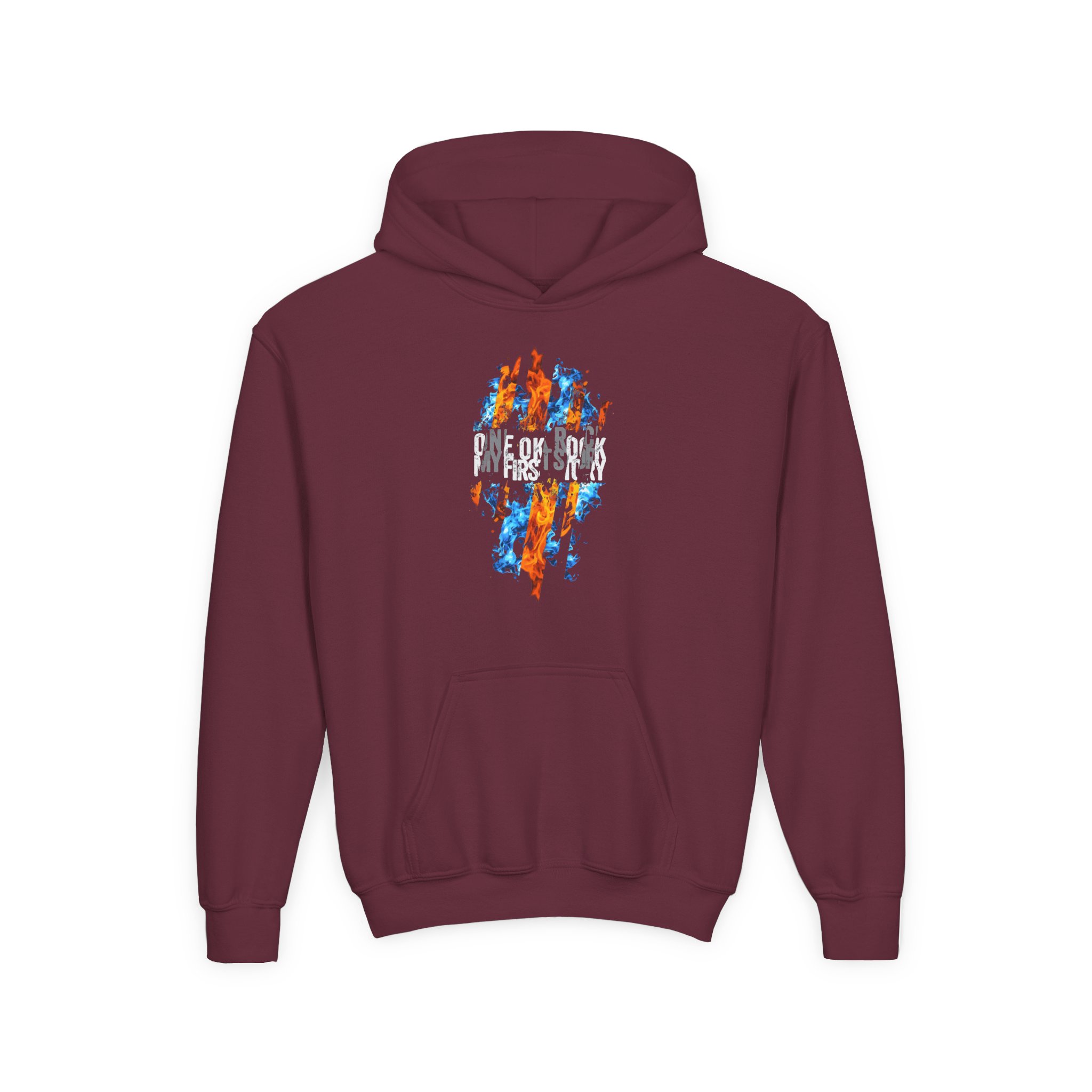 One Ok Rock vs My First Story Youth Heavy Blend Hooded Sweatshirt - Image 3