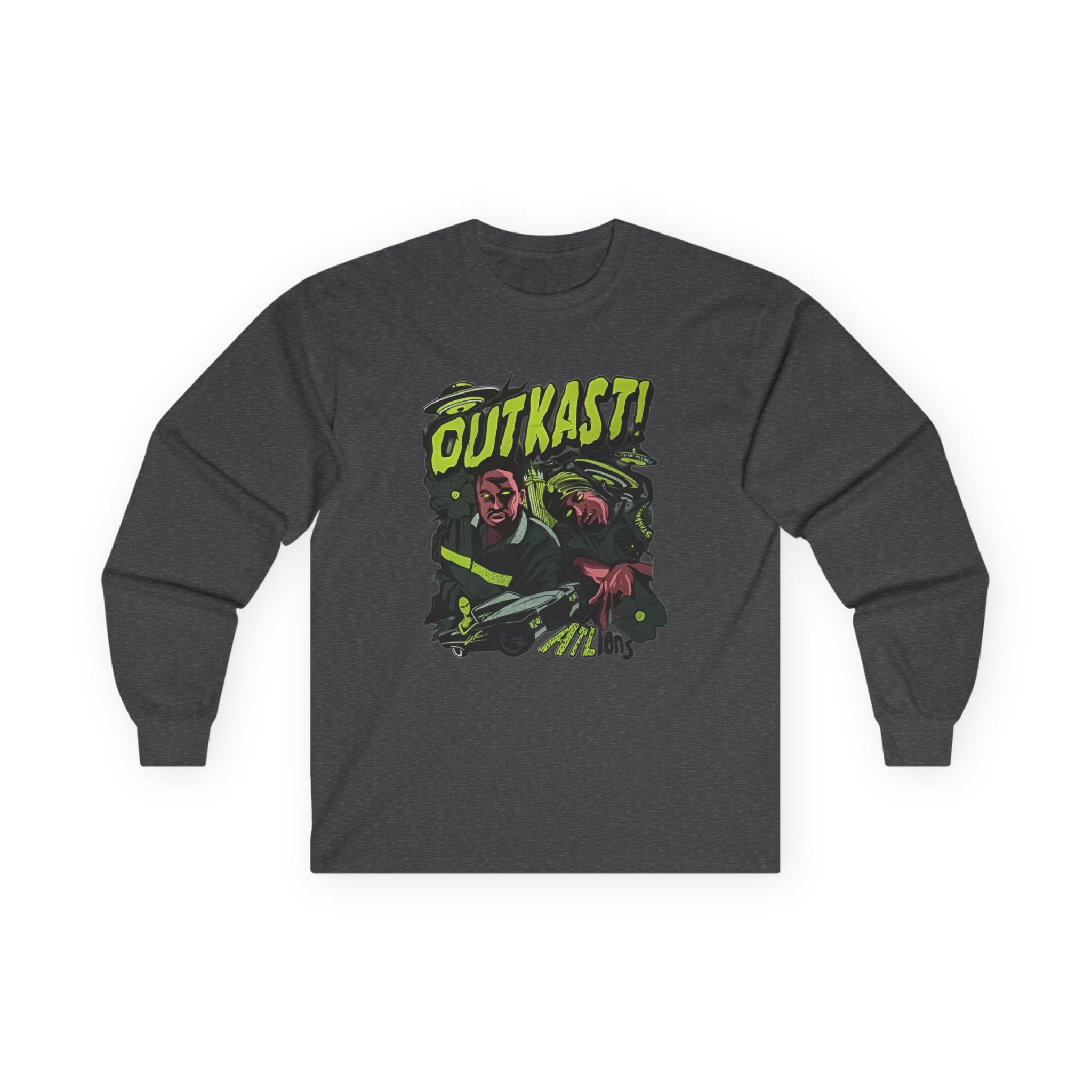 Outkast ATLiens Unisex Ultra Cotton Long Sleeve Tee - Image 7
