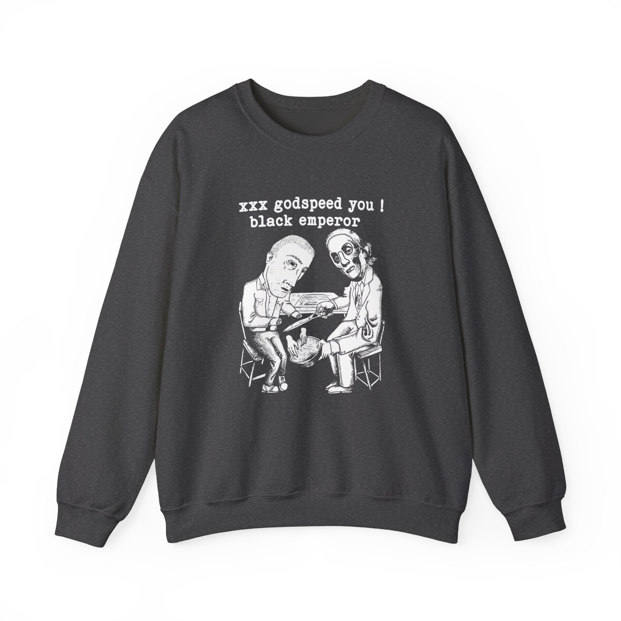 Godspeed You Black Emperor xxx godspeed you ! black emperor Unisex Heavy Blend™ Crewneck Sweatshirt - Image 13