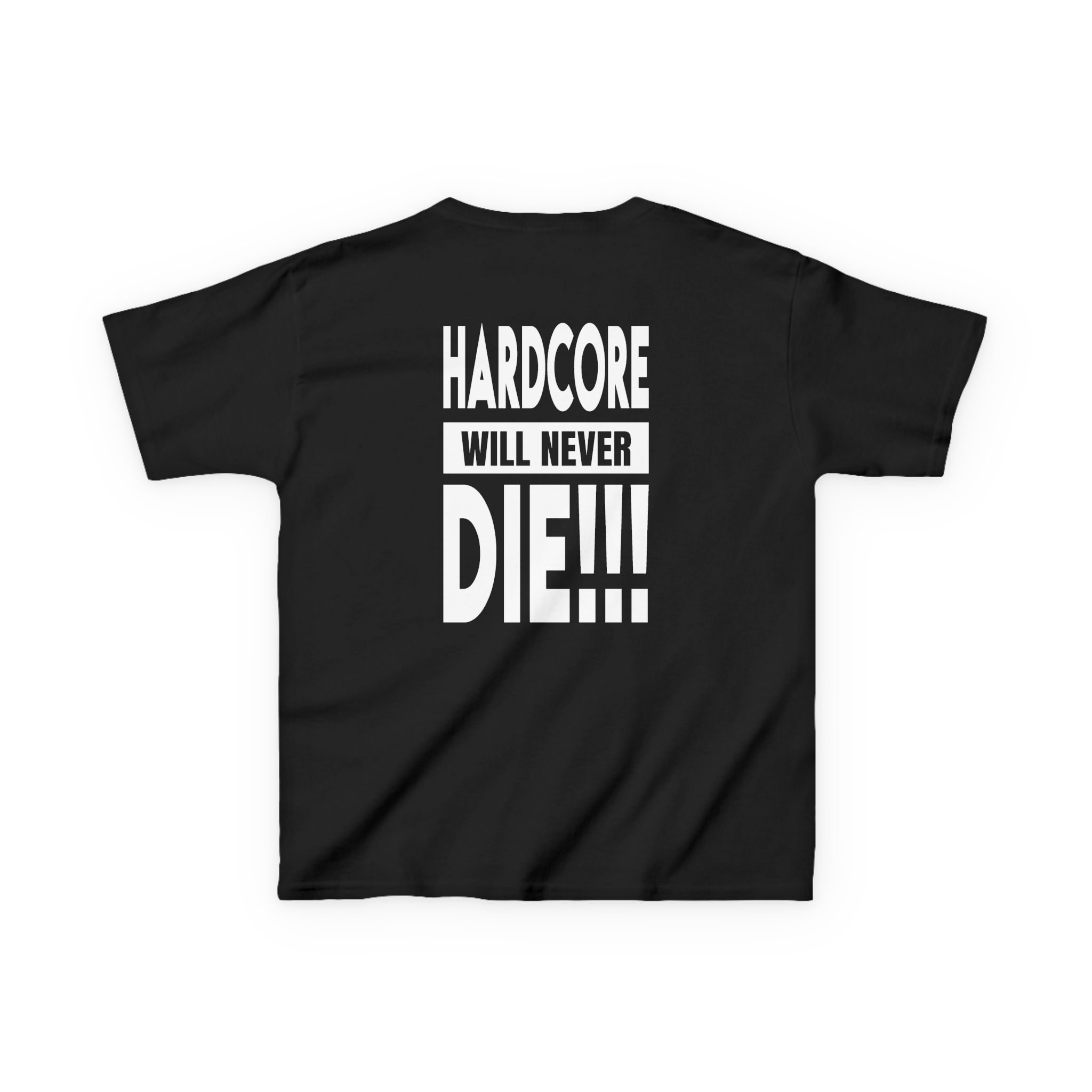 Thunderdome Hardcore Will Never Die Kids Heavy Cotton™ Tee - Image 2