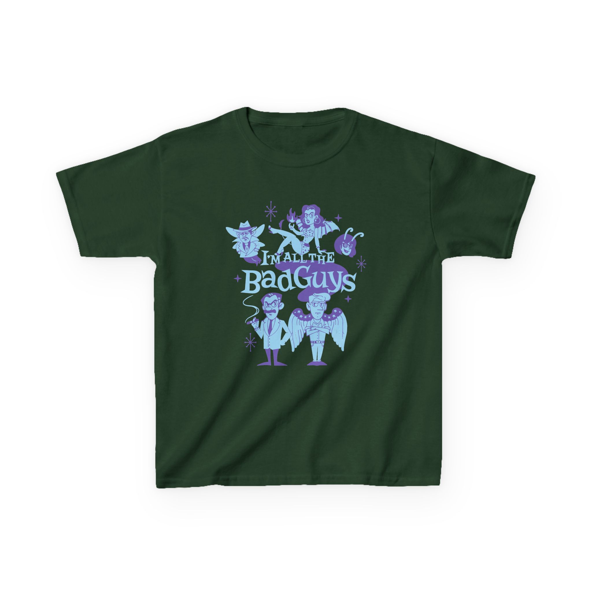Dropout I'm All The Bad Guys Kids Heavy Cotton™ Tee - Image 5