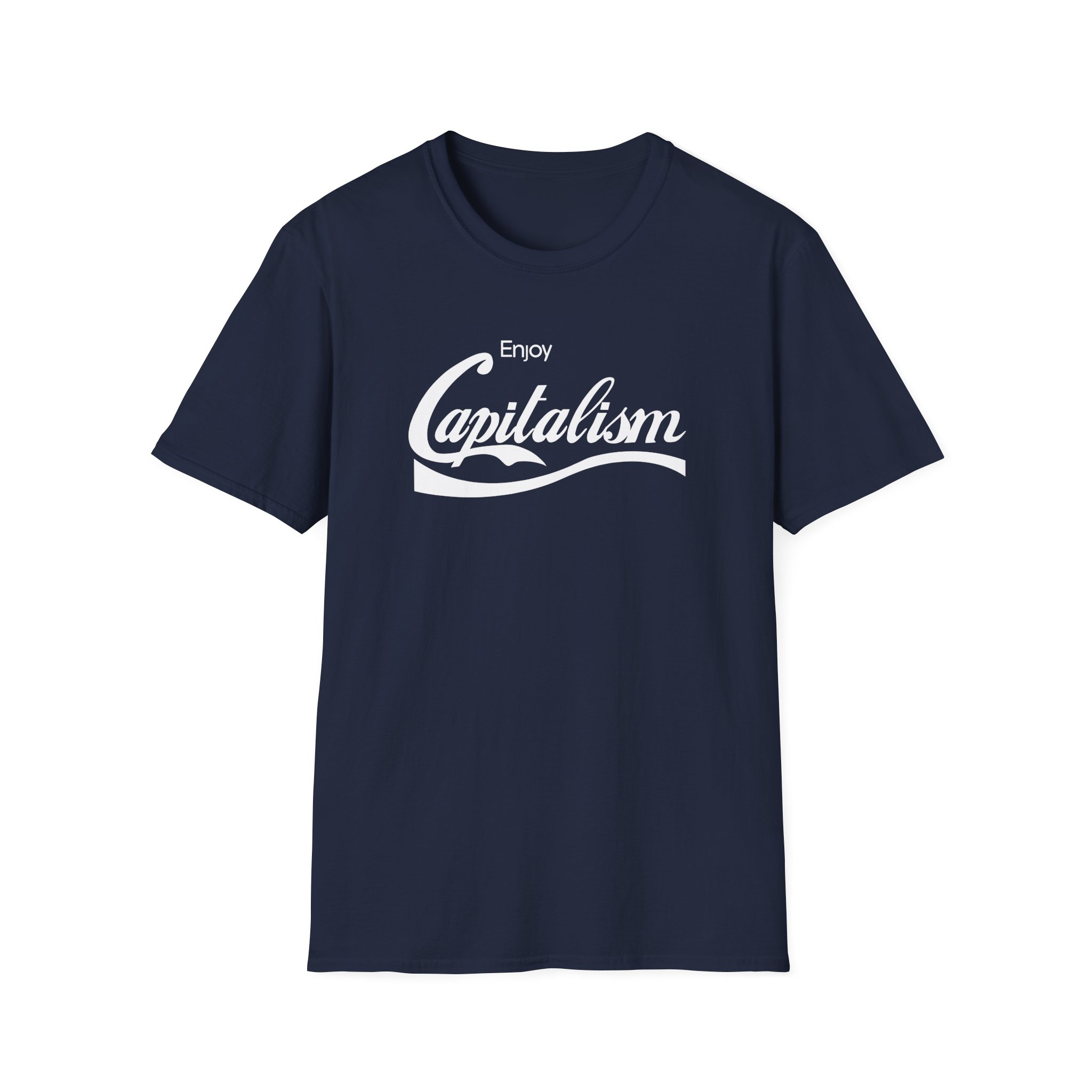 Valuetainment Enjoy Capitalism Unisex Softstyle T-Shirt - Image 19