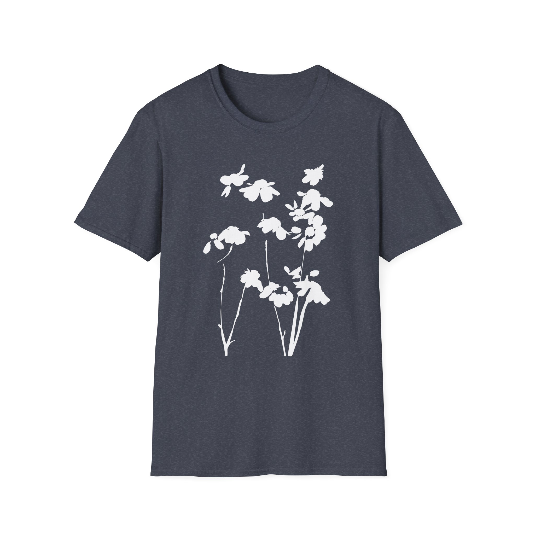 AG petal blurred flowers Unisex Softstyle T-Shirt - Image 19