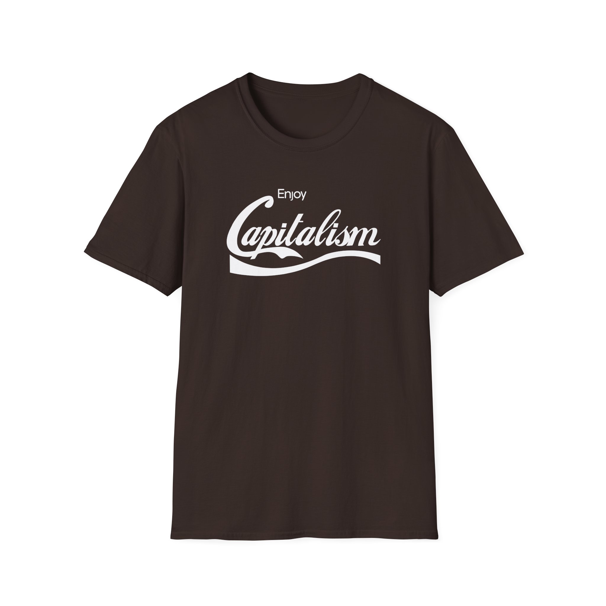 Valuetainment Enjoy Capitalism Unisex Softstyle T-Shirt - Image 5
