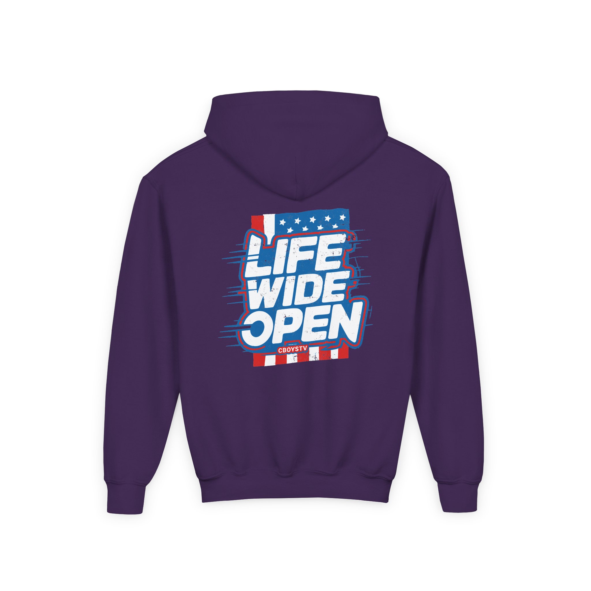 Cboystv Patriot Youth Heavy Blend Hooded Sweatshirt - Image 14