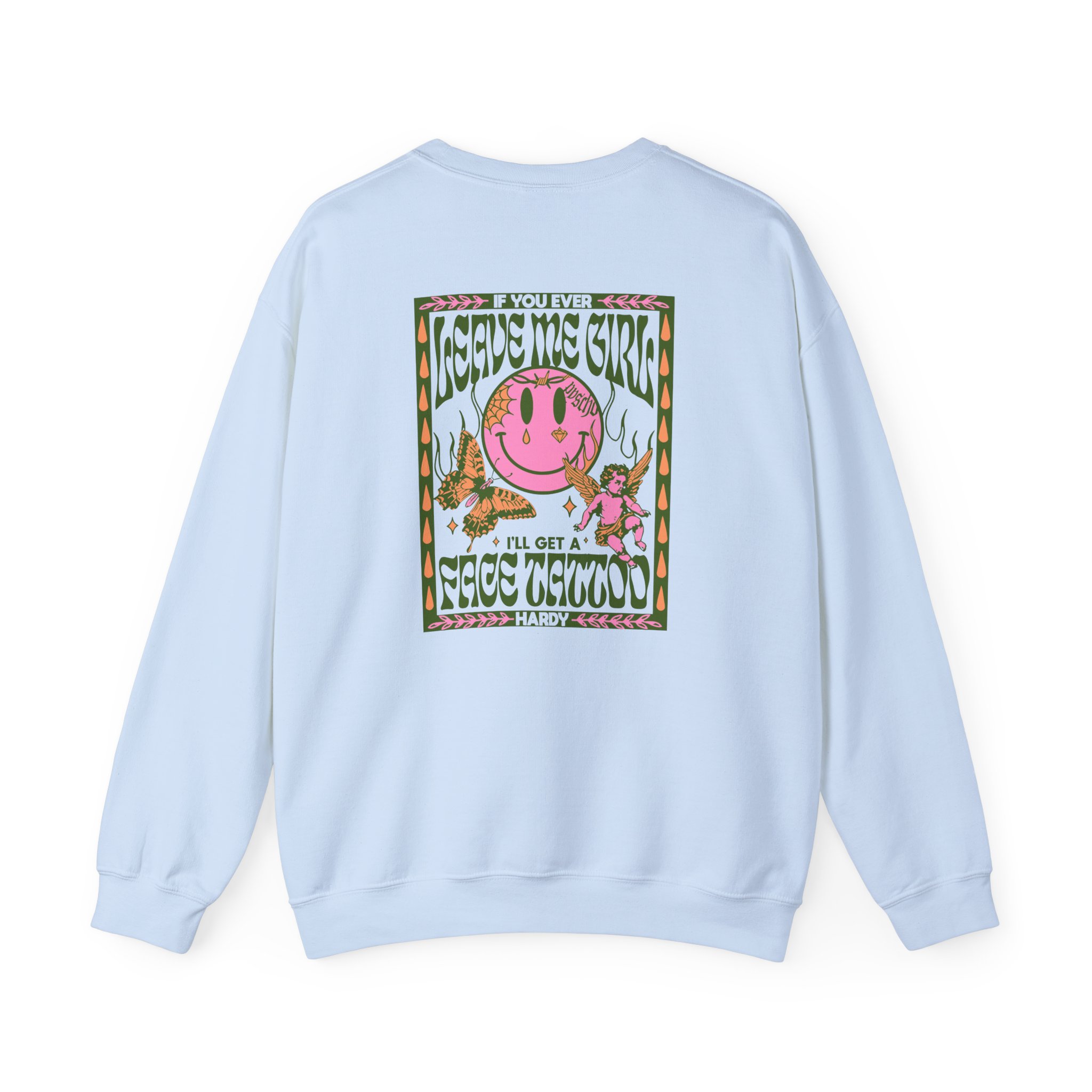 Hd if You Ever Leave Me Unisex Heavy Blend™ Crewneck Sweatshirt - Image 8