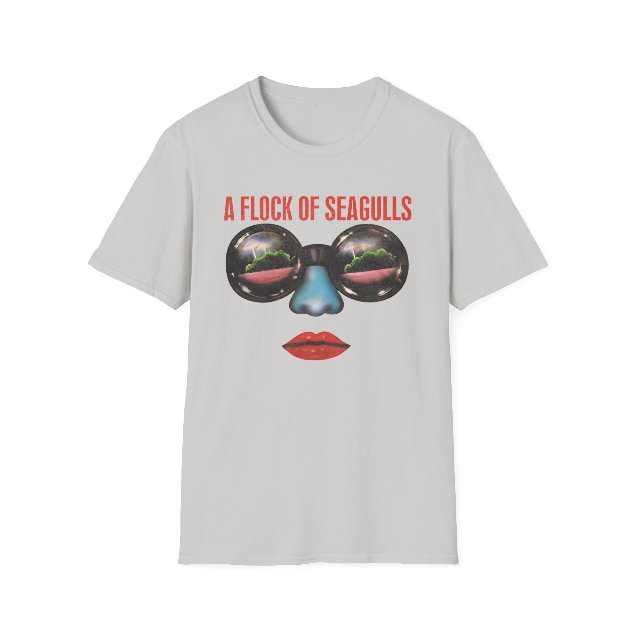 A Flock of Seagulls Us 1982 Tour Unisex Softstyle T-Shirt - Image 5