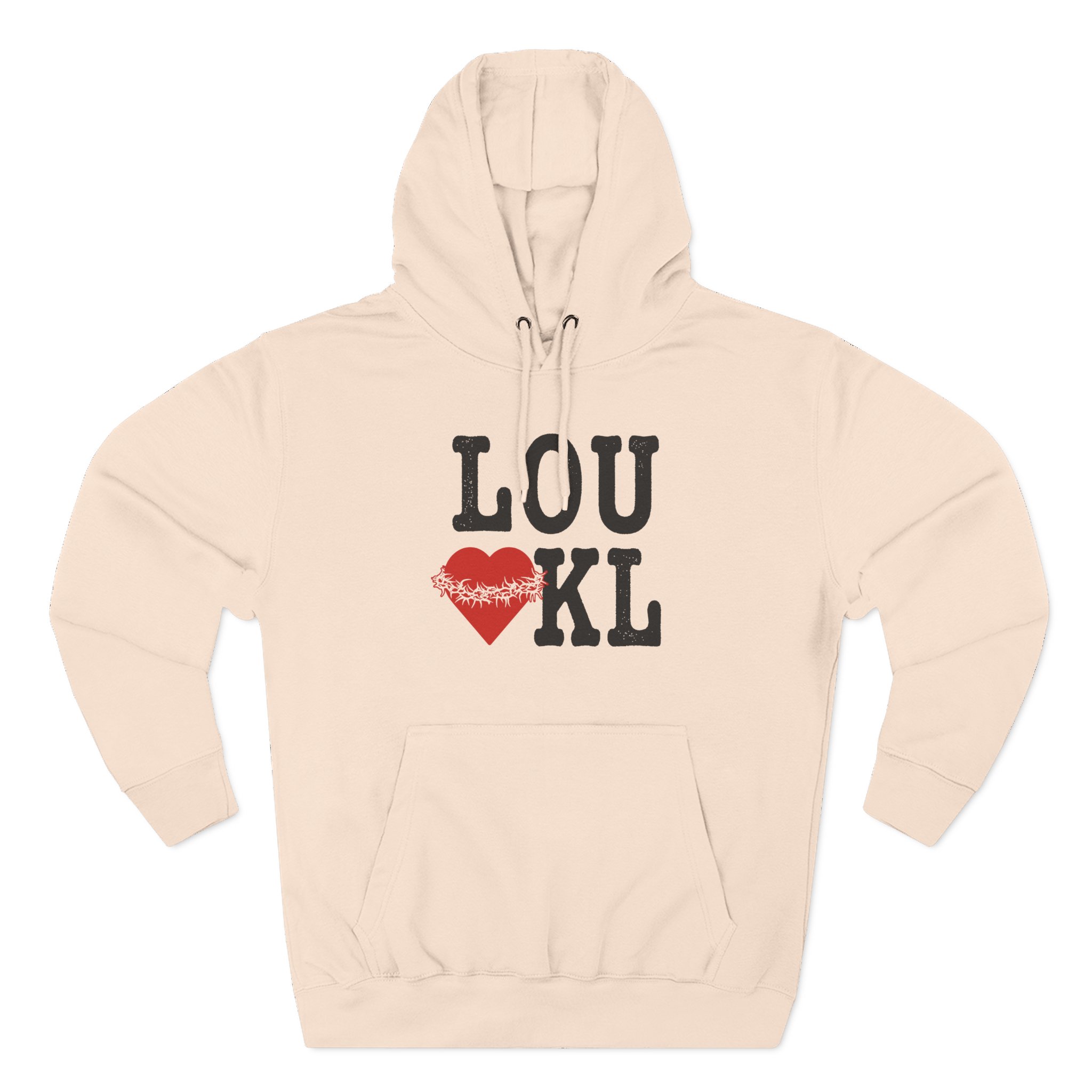Knocked Loose I Heart Kl Three-Panel Fleece Hoodie - Image 7
