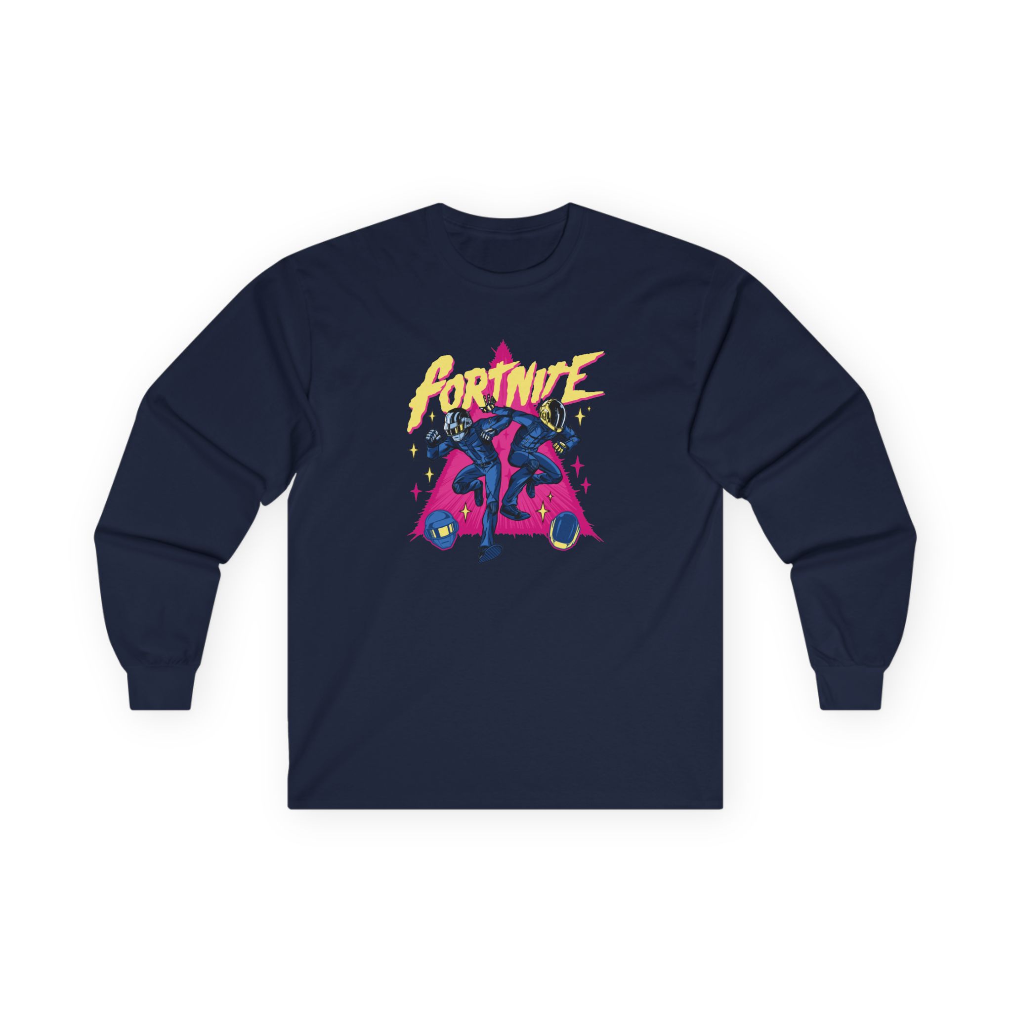 Daft Punk Ortnite X Daft Punk Unisex Ultra Cotton Long Sleeve Tee - Image 9