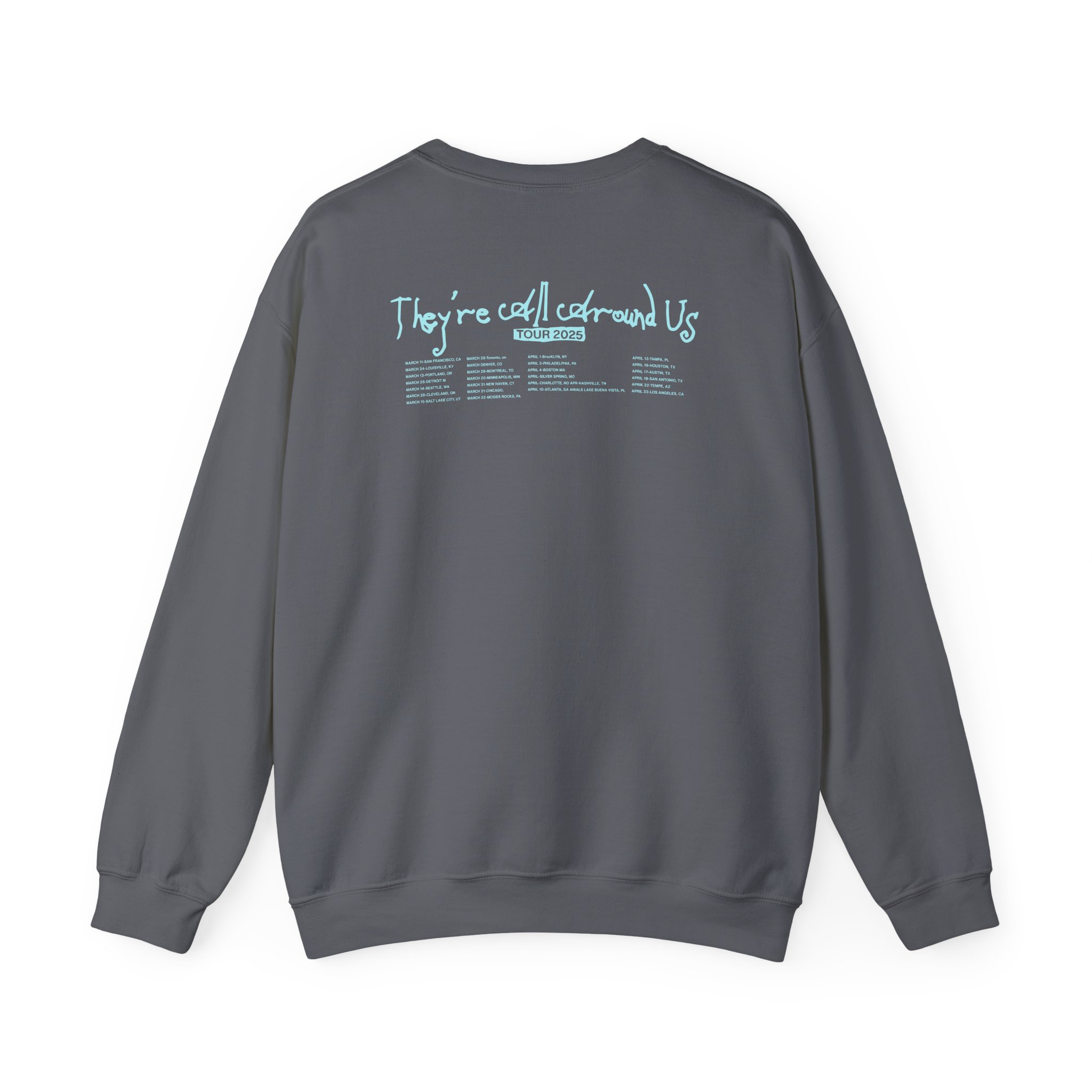 Poppy They Are All Around Us Tour Unisex Heavy Blend™ Crewneck Sweatshirt - Image 6