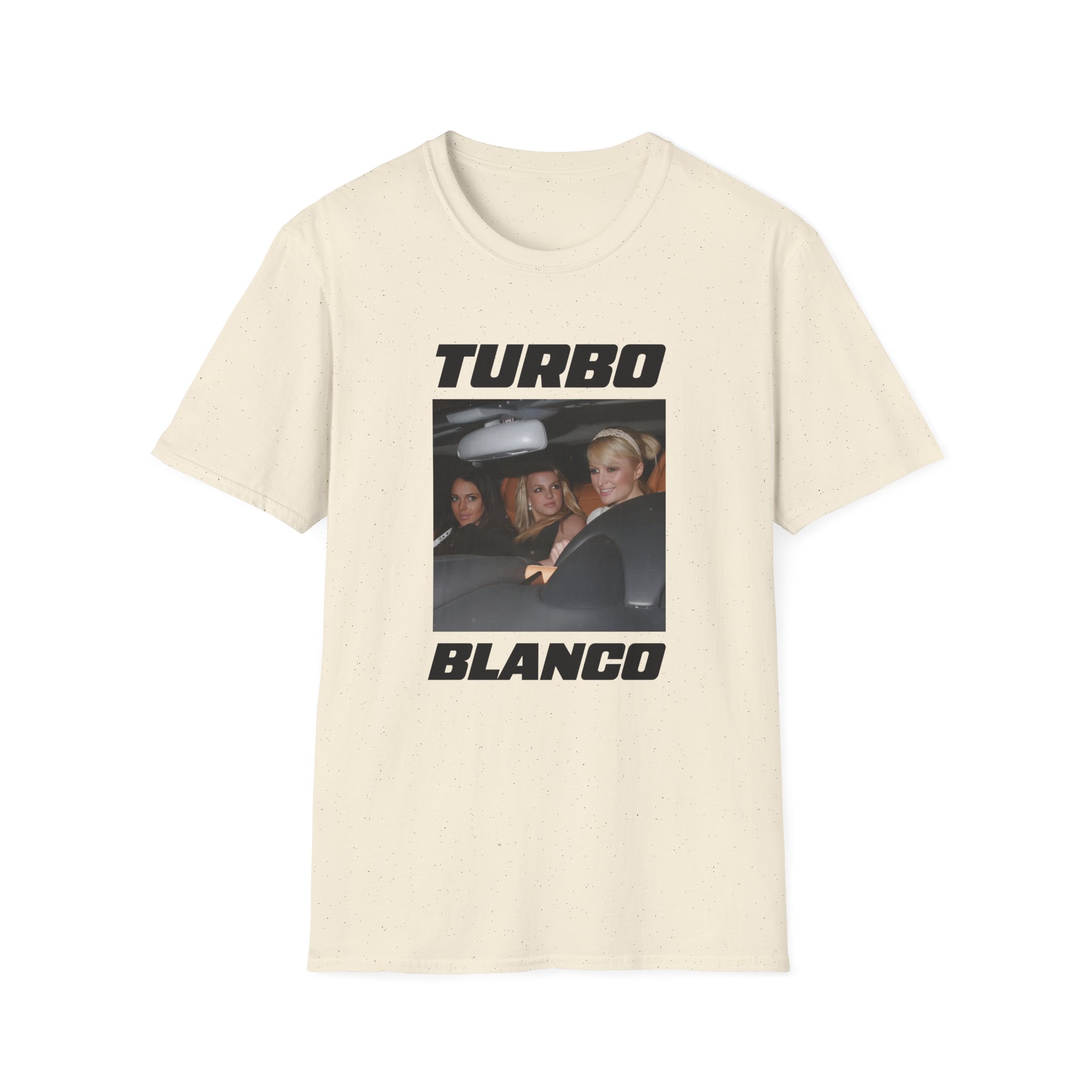 Chris Lorenzo Turbo Blanco Unisex Softstyle T-shirt - Image 9