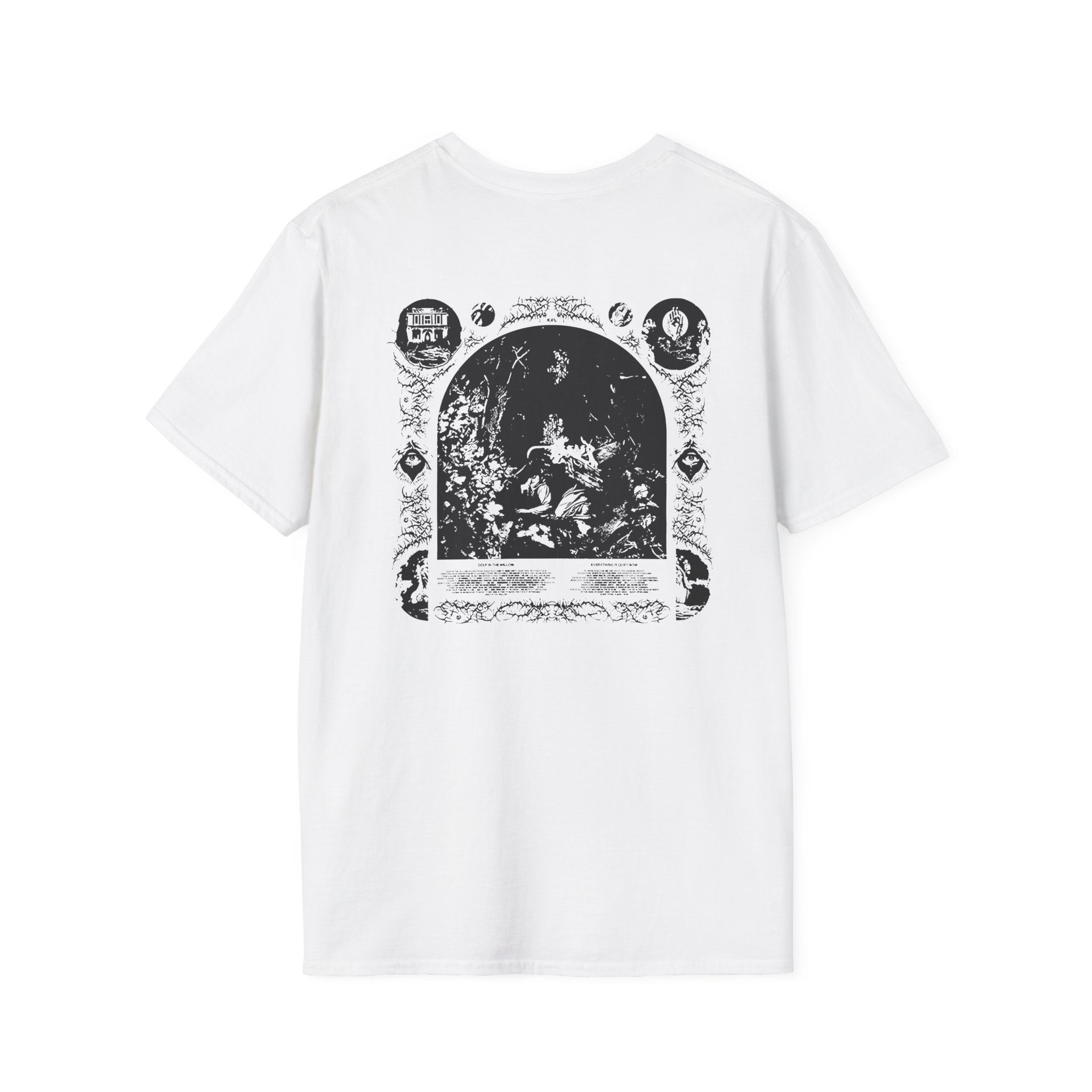 Knocked Loose Quiet Now Unisex Softstyle T-shirt - Image 4