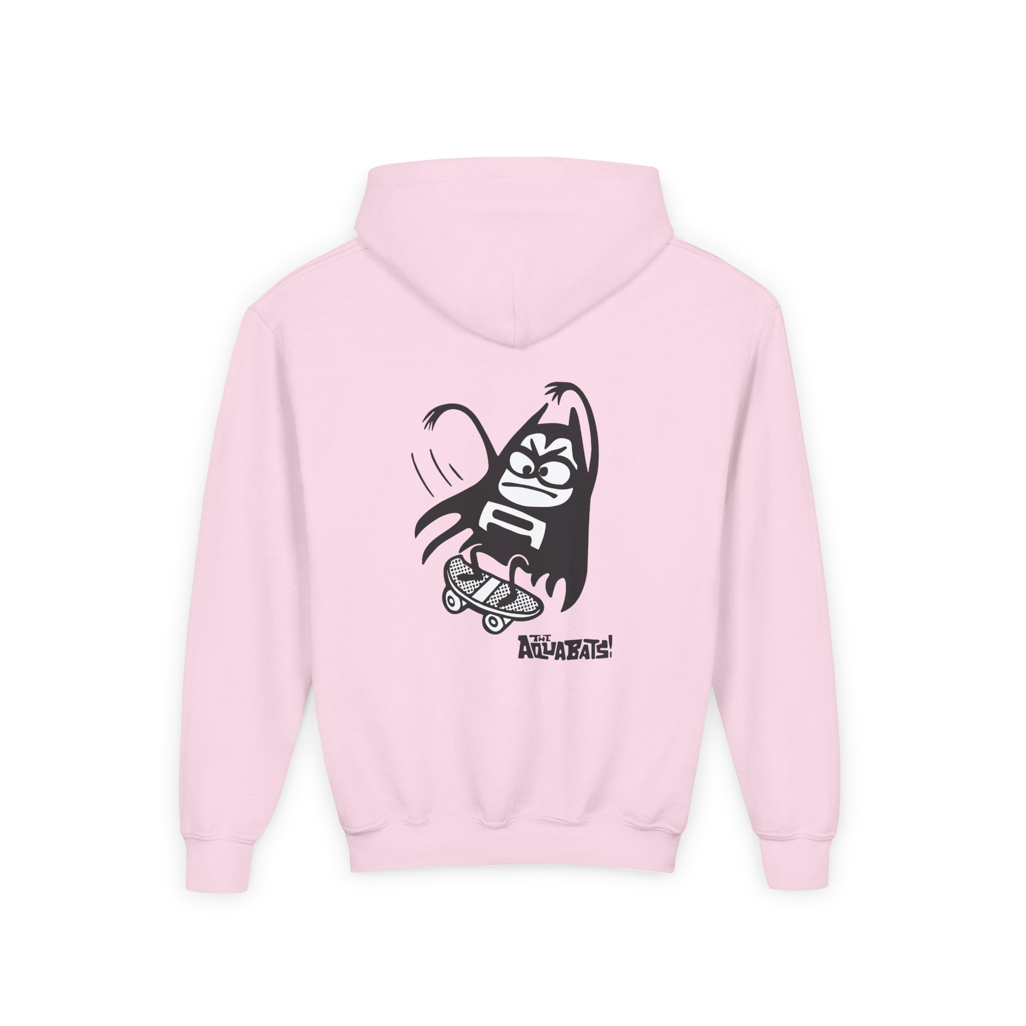The Aquabats Lil Bat Skateboard Youth Heavy Blend Hooded Sweatshirt - Image 8
