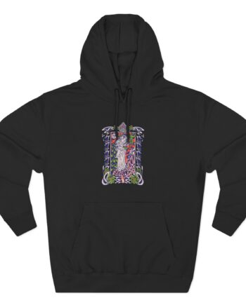Fleetwood Mac Lady Lyre Three-panel Fleece Hoodie