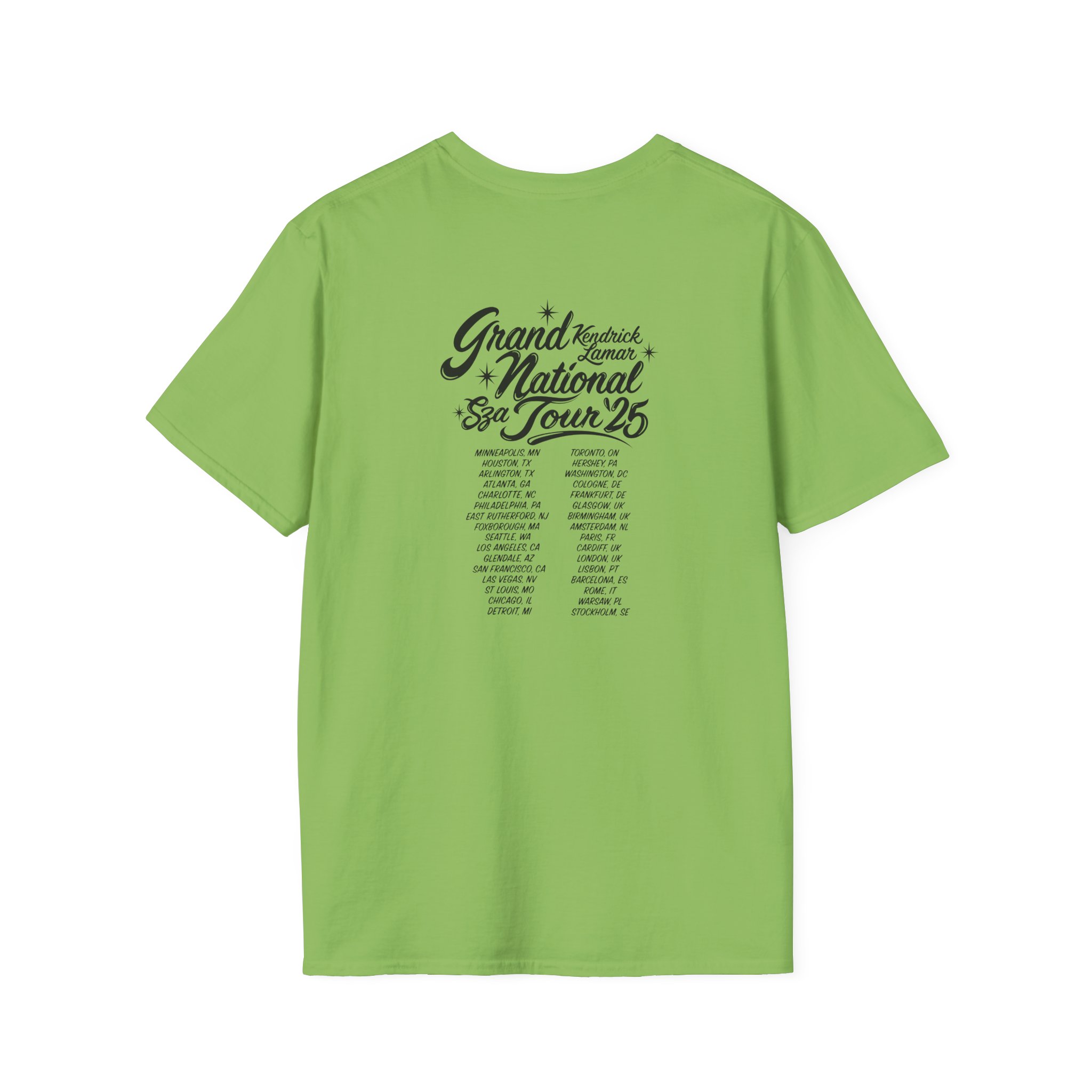 Sza Sos if This World Were Mine Grand National Tou Unisex Softstyle T-Shirt - Image 18
