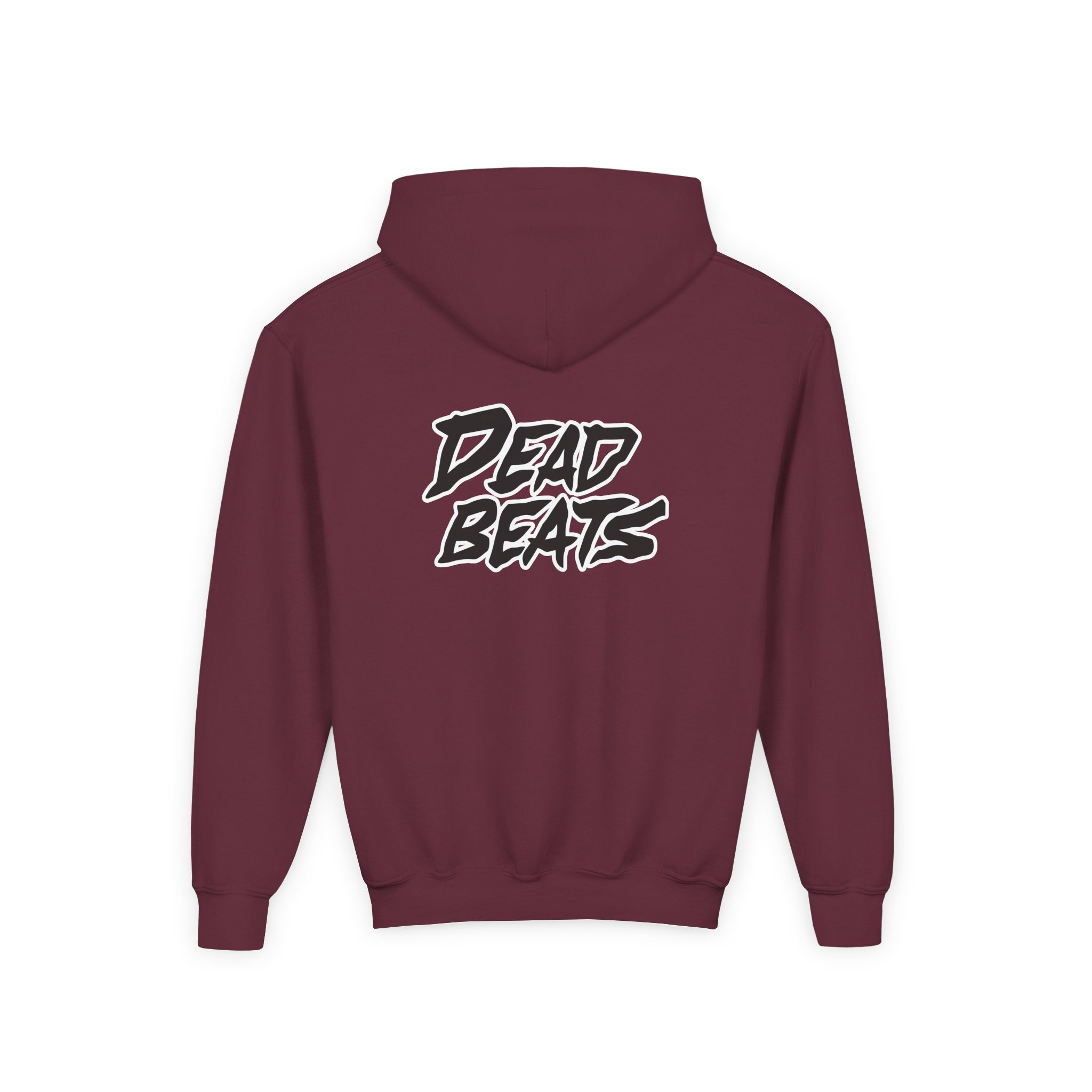 Deadbeats Logo Youth Heavy Blend Hooded Sweatshirt - Image 4