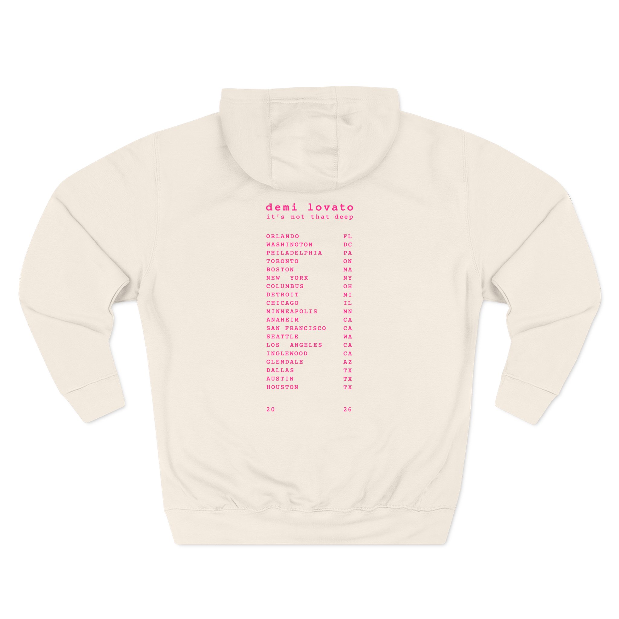 D L Three-panel Fleece Hoodie - Image 4