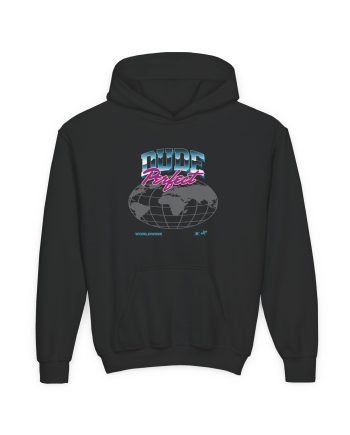 Dude Perfect Worldwide Youth Heavy Blend Hooded Sweatshirt