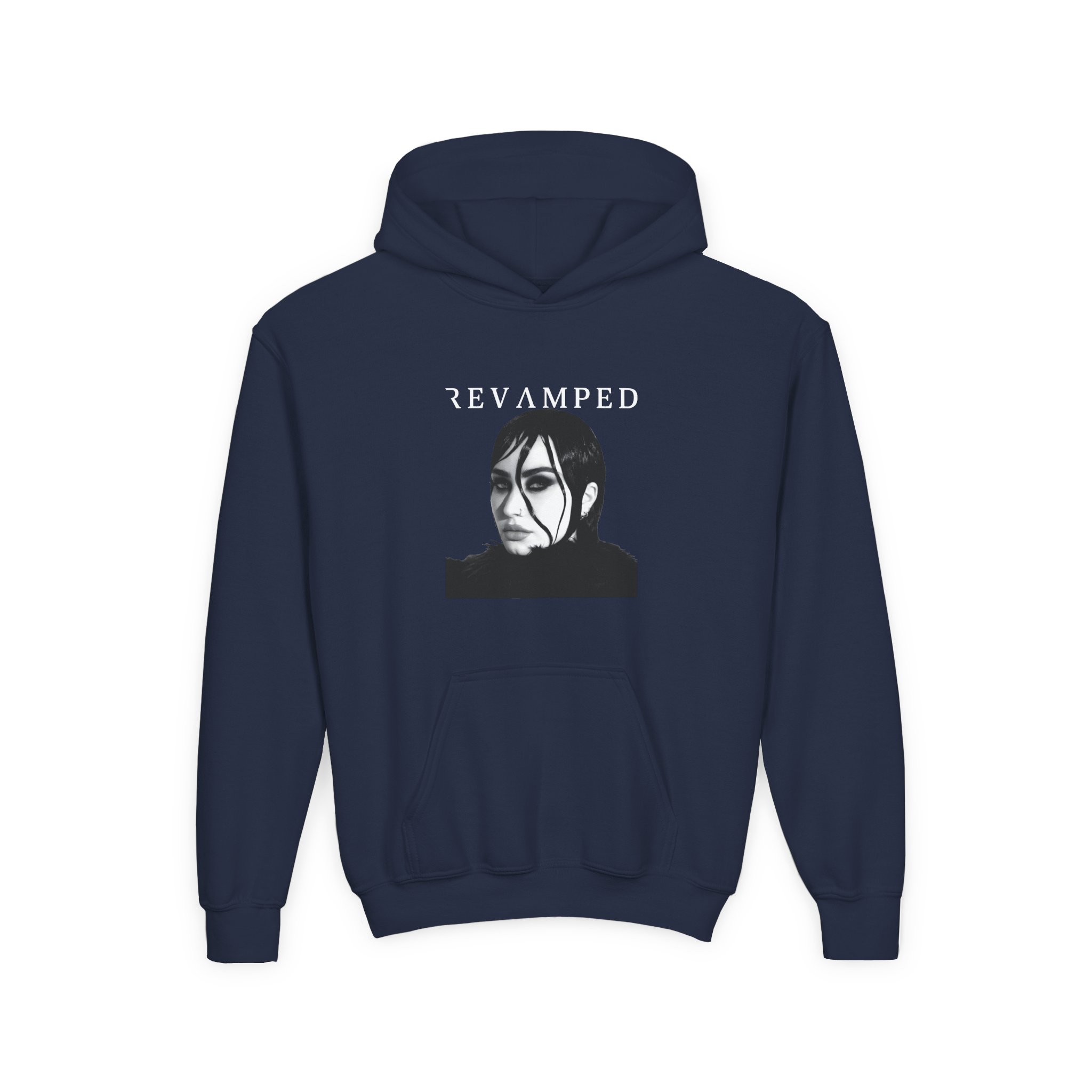 D L Revamped Album Youth Heavy Blend Hooded Sweatshirt - Image 3