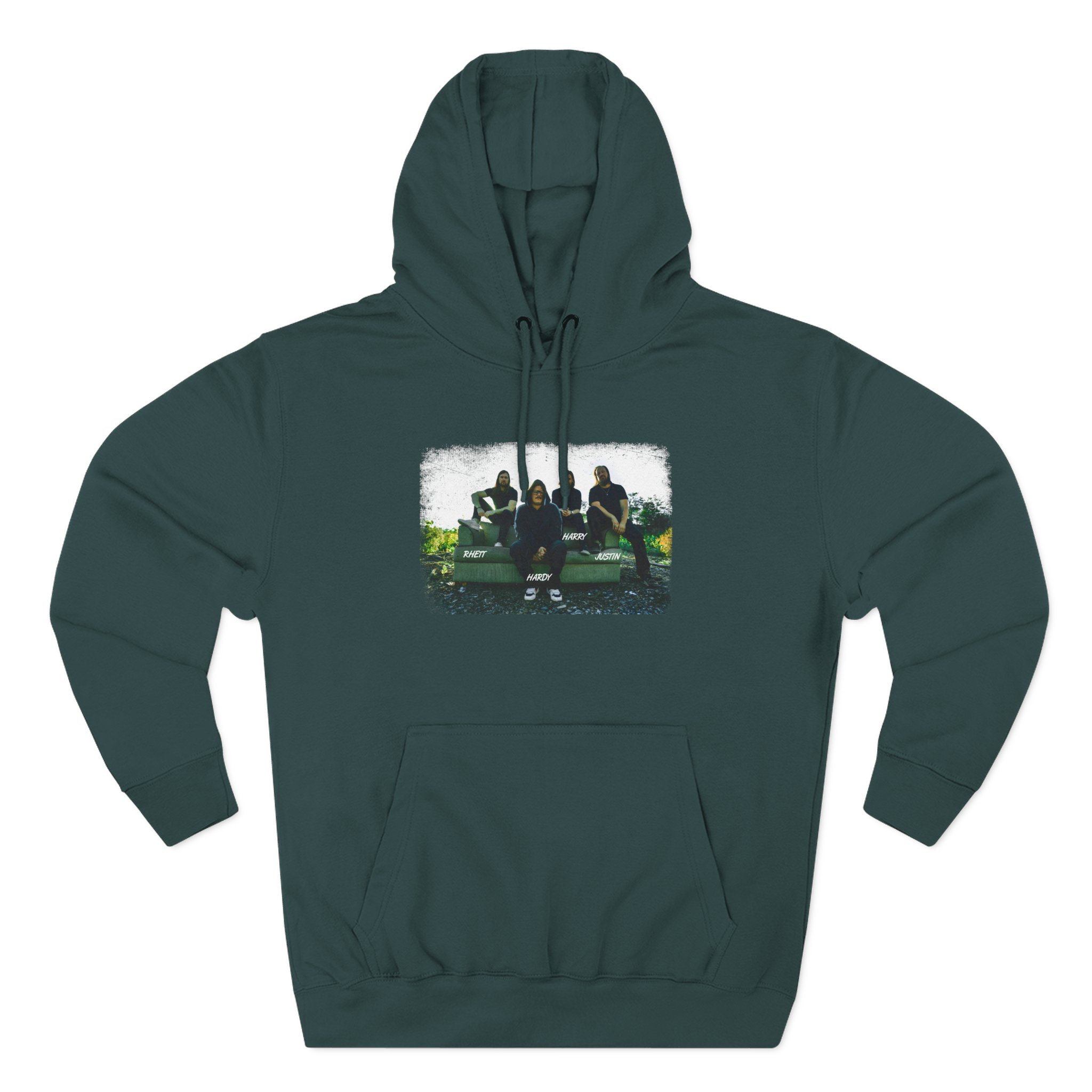 Hd Band Photo Three-Panel Fleece Hoodie - Image 5