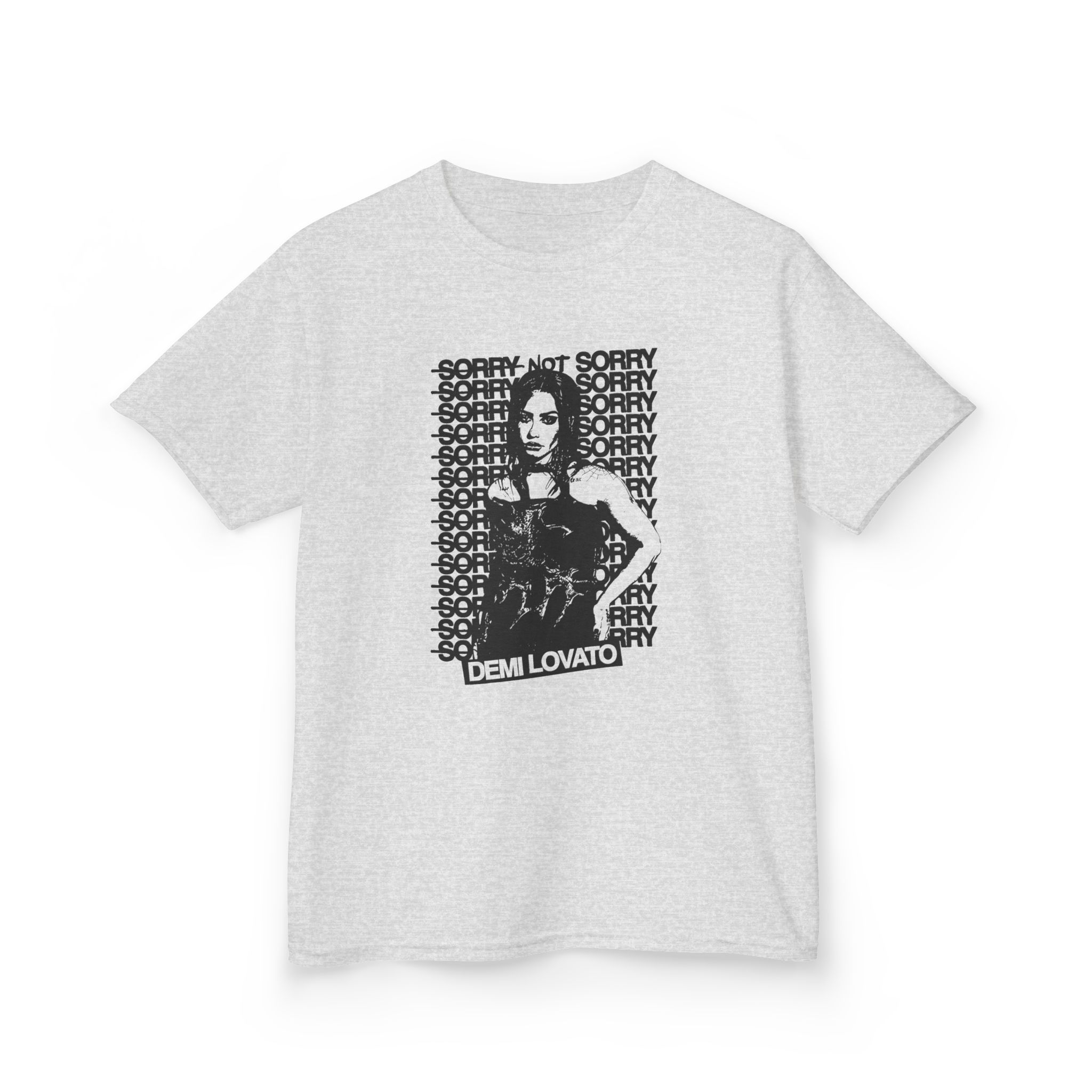 D L Sorry Not Sorry Kids Heavy Cotton™ Tee - Image 3