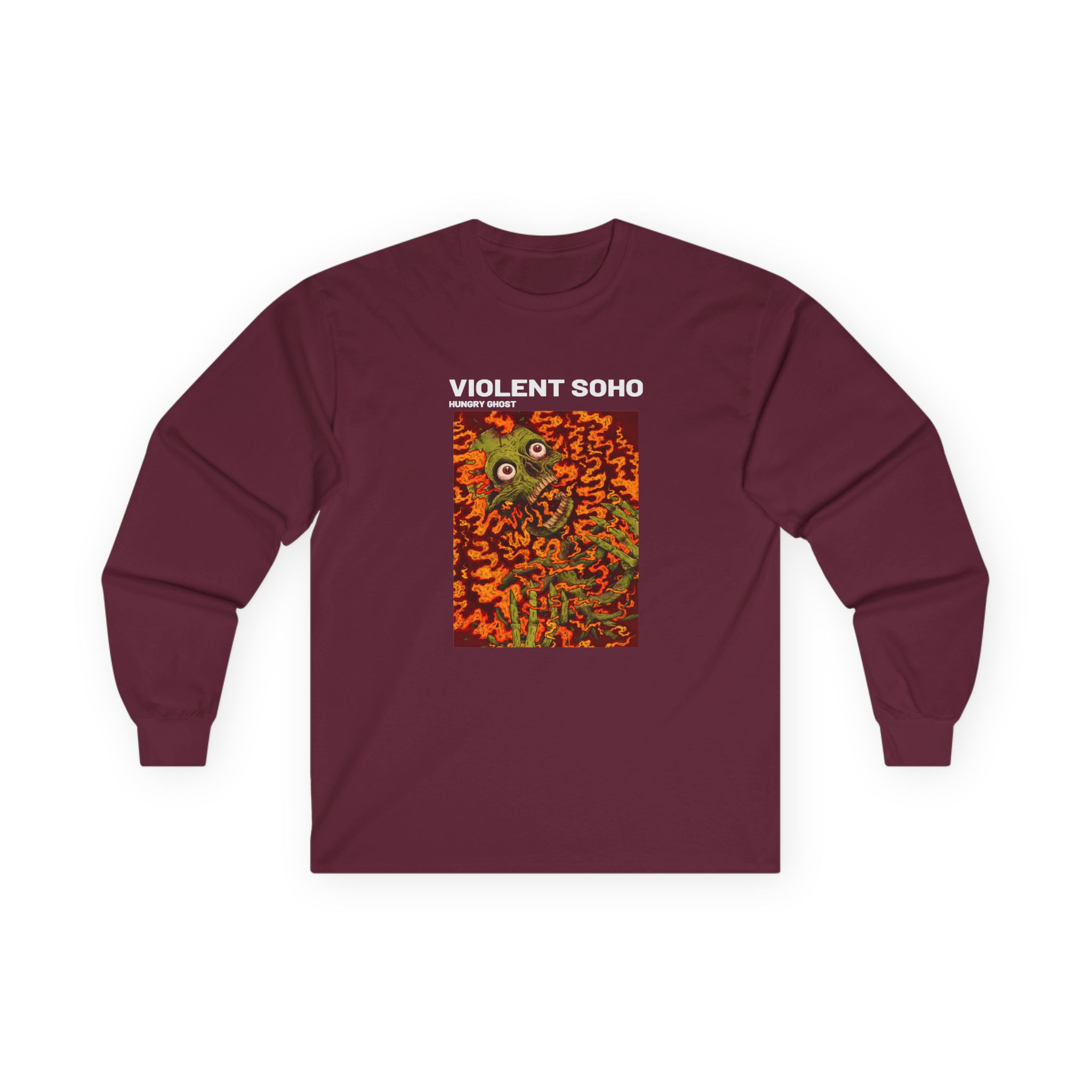 Violent Soho Hungry Ghost Unisex Ultra Cotton Long Sleeve Tee - Image 3