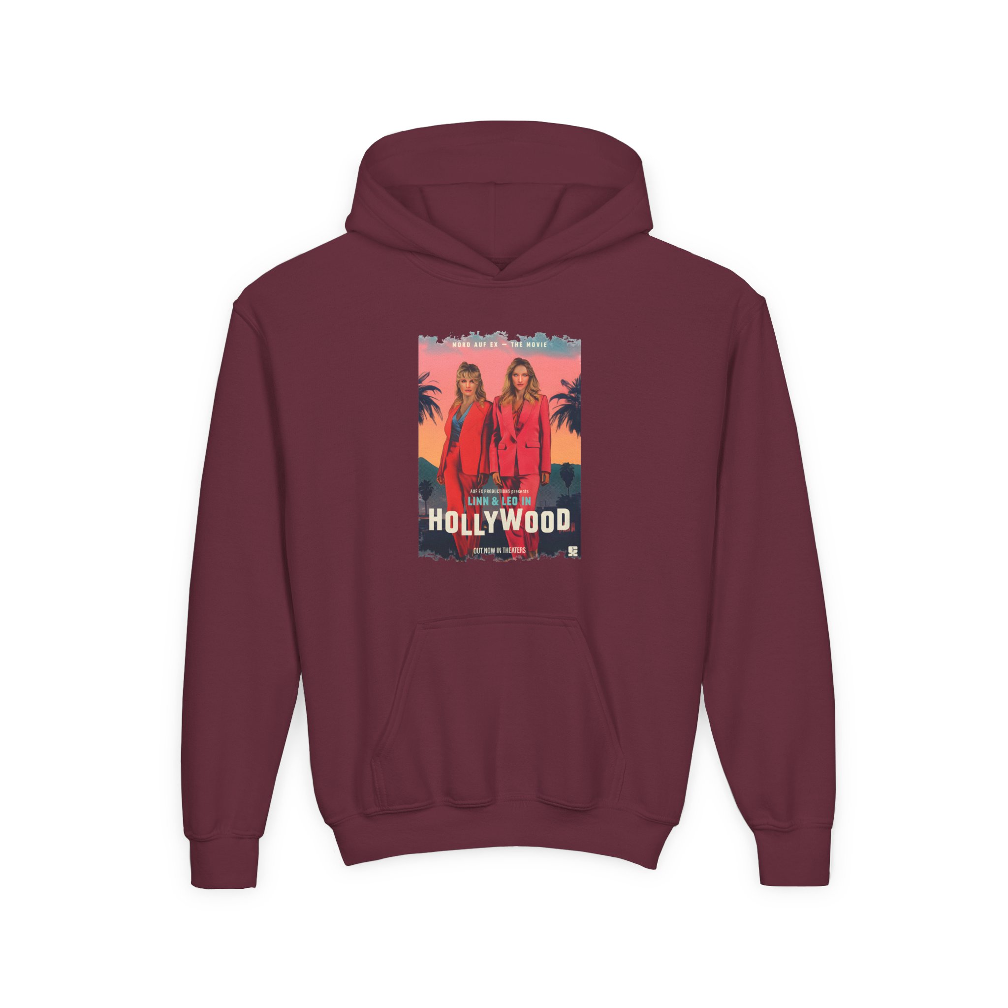 Youth Mord Auf Ex Tour 2025 Heavy Blend Hooded Sweatshirt - Image 3