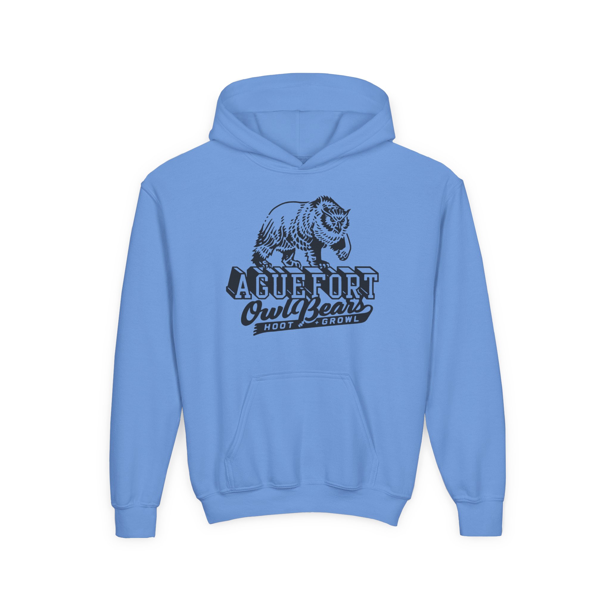 Dropout Fantasy High Owlbears Youth Heavy Blend Hooded Sweatshirt - Image 7