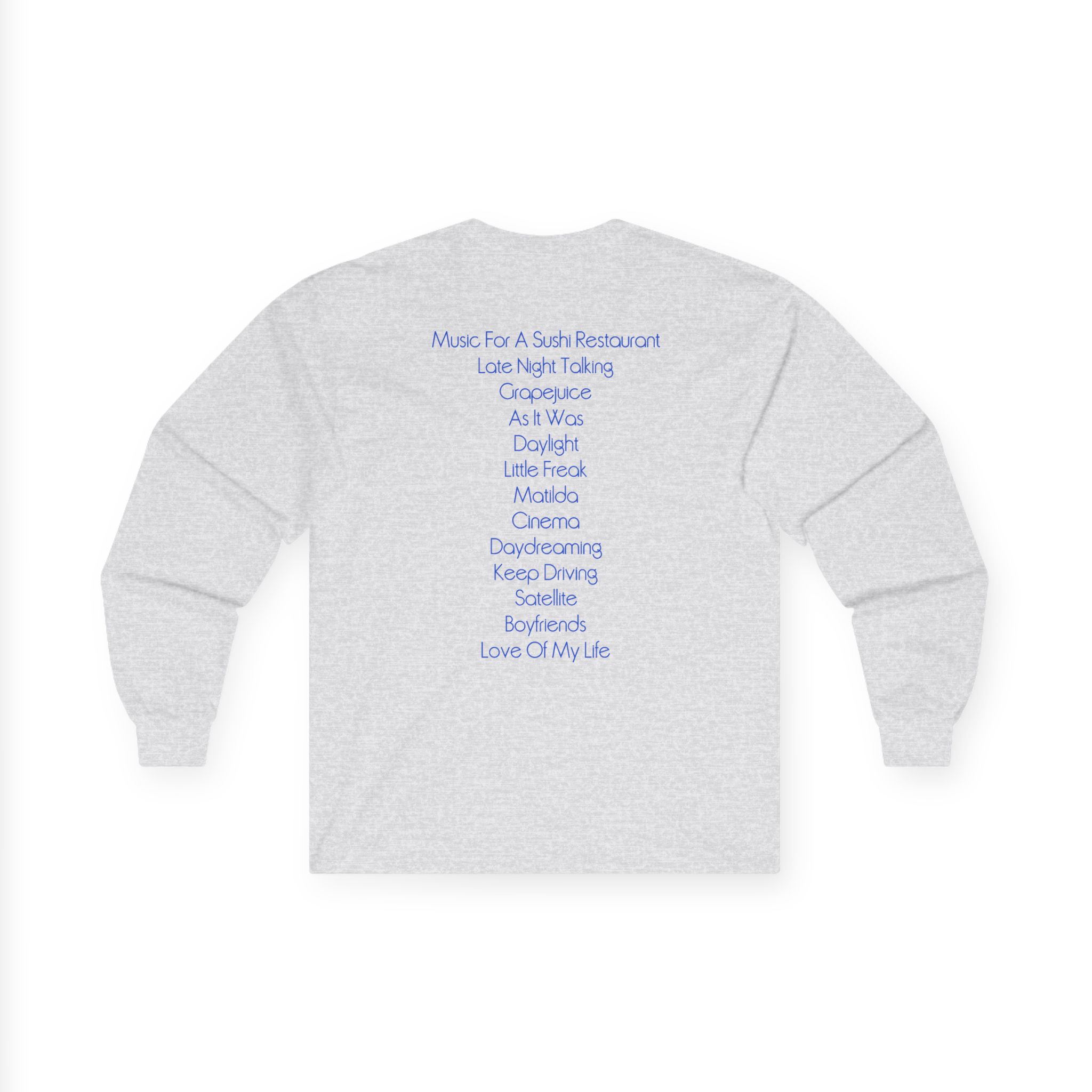 Love on Tour Harry's House Tracklis Unisex Ultra Cotton Long Sleeve Tee - Image 4