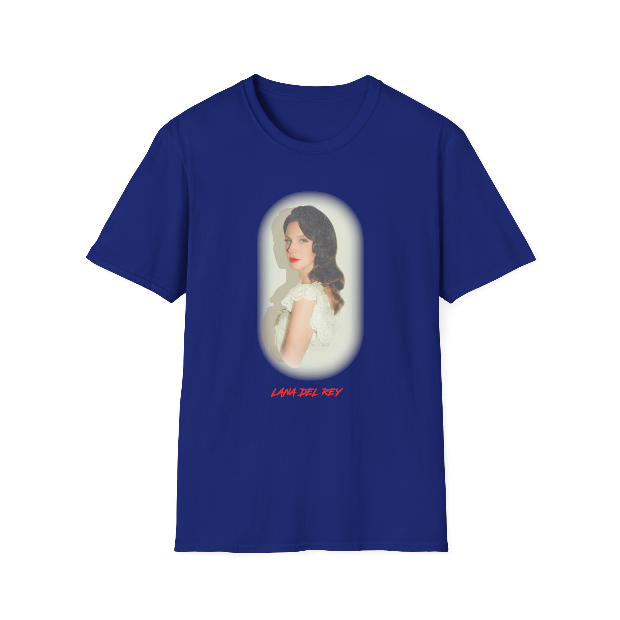 Lanadelrey Indio Portrait Unisex Softstyle T-Shirt - Image 19