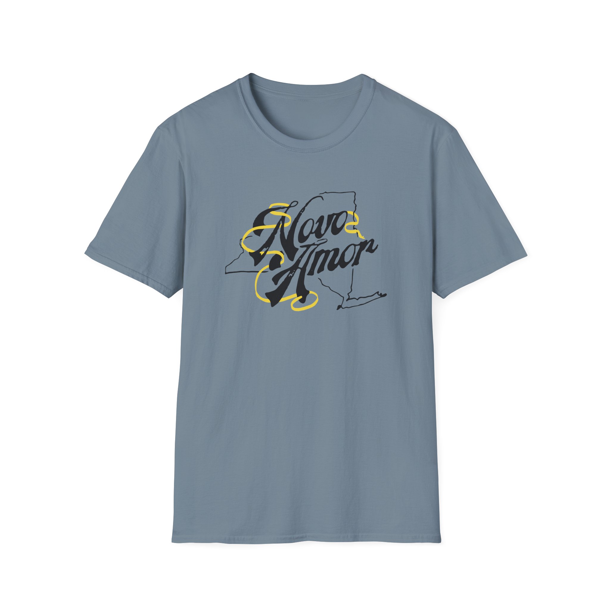 Novo Amor Ny Ribbon Unisex Softstyle T-Shirt - Image 19
