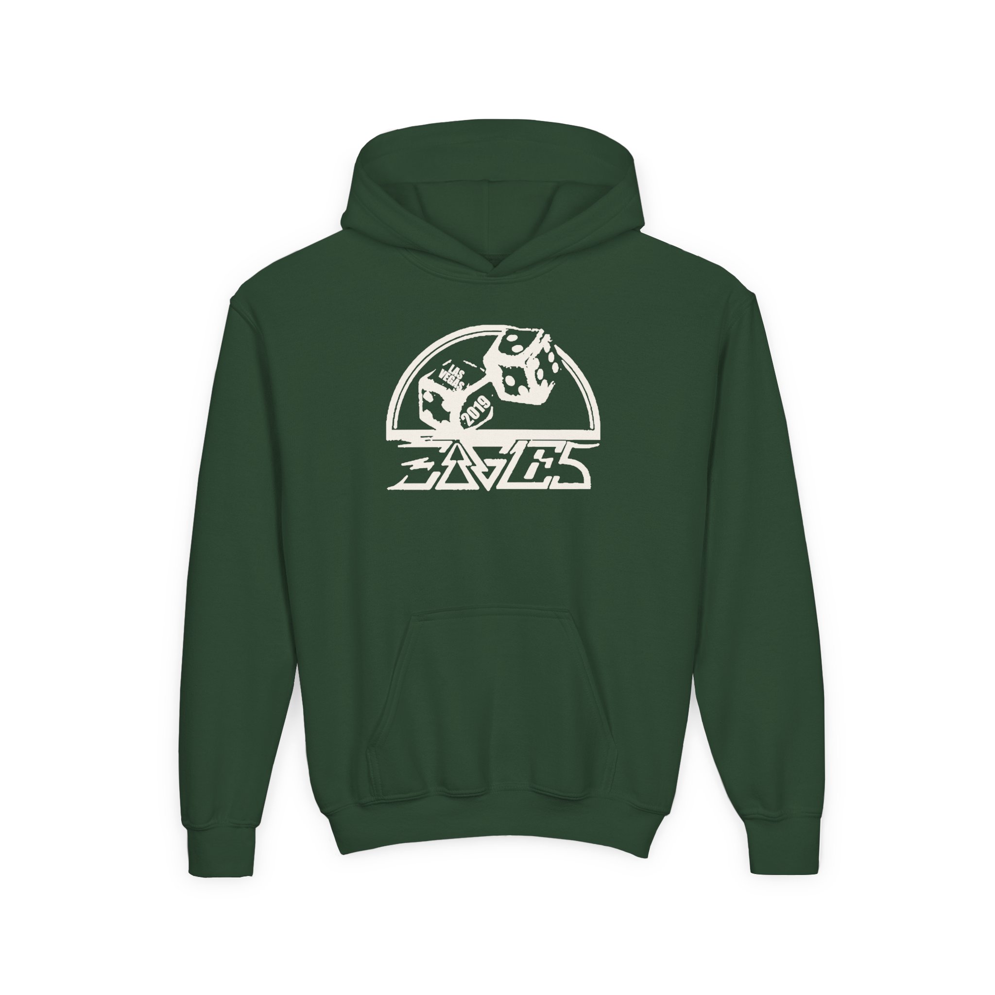 Youth The Eagles Las Vegas Heavy Blend Hooded Sweatshirt - Image 3