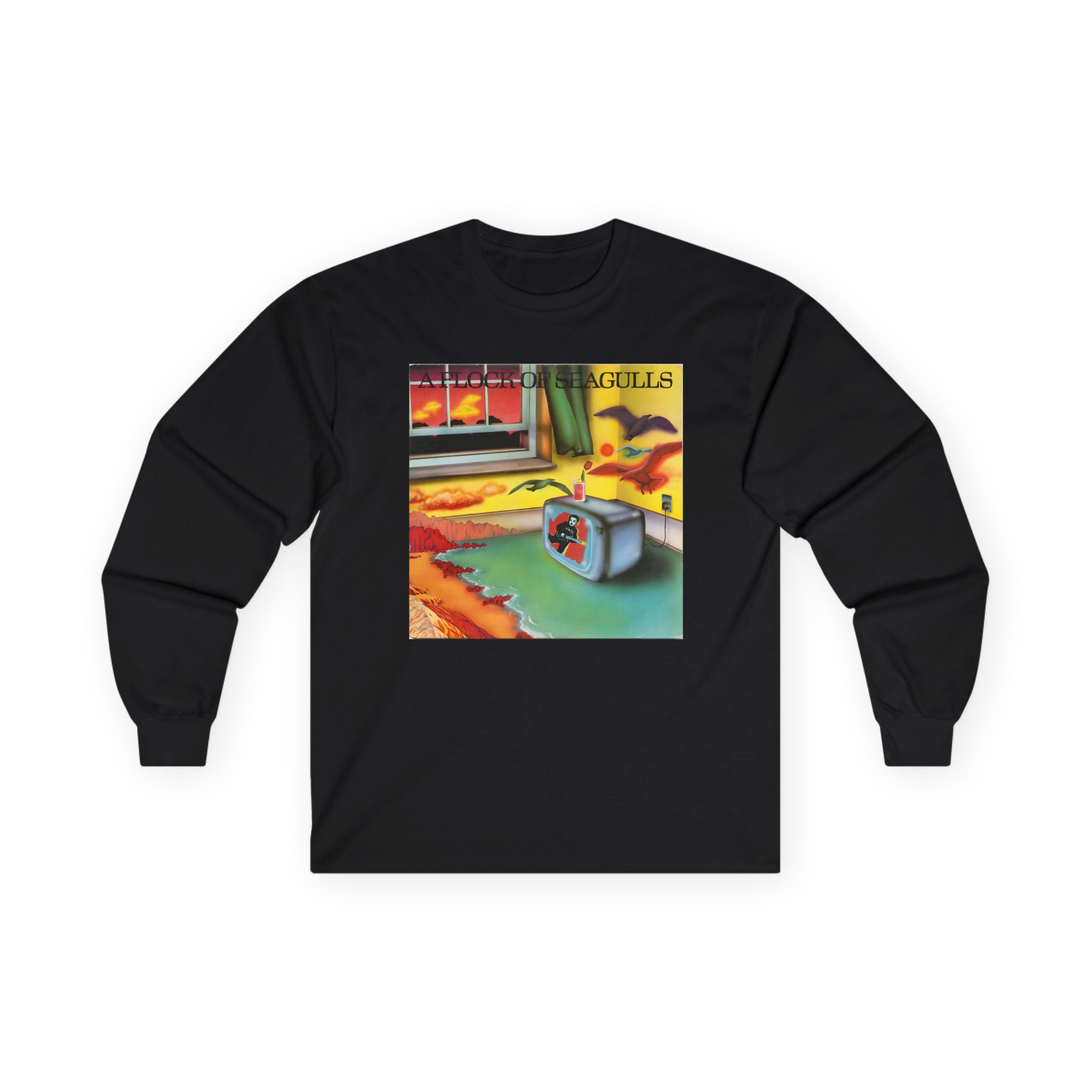 A Flock of Seagulls Original Album Cover Unisex Ultra Cotton Long Sleeve Tee